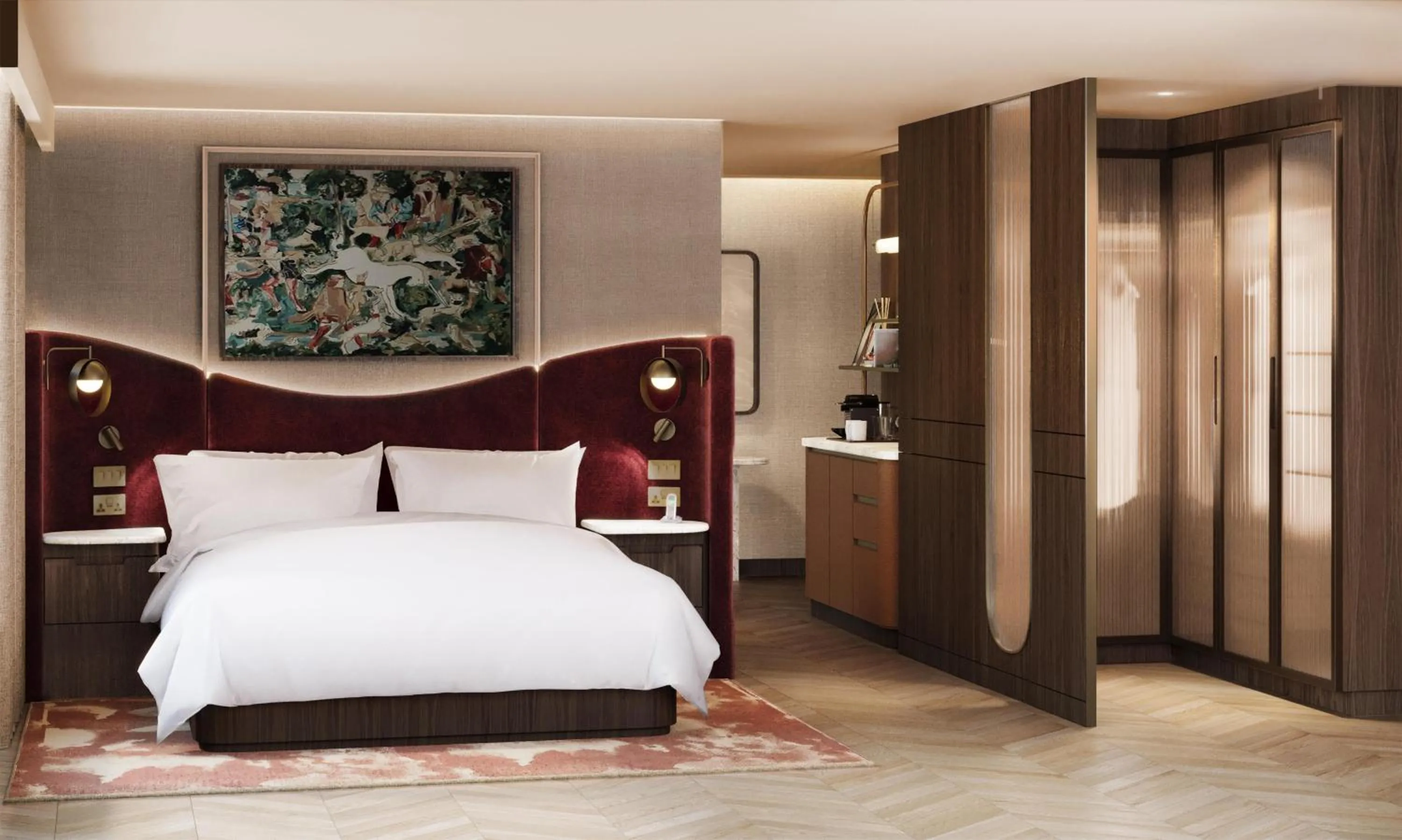 Bed in Hilton London Bankside