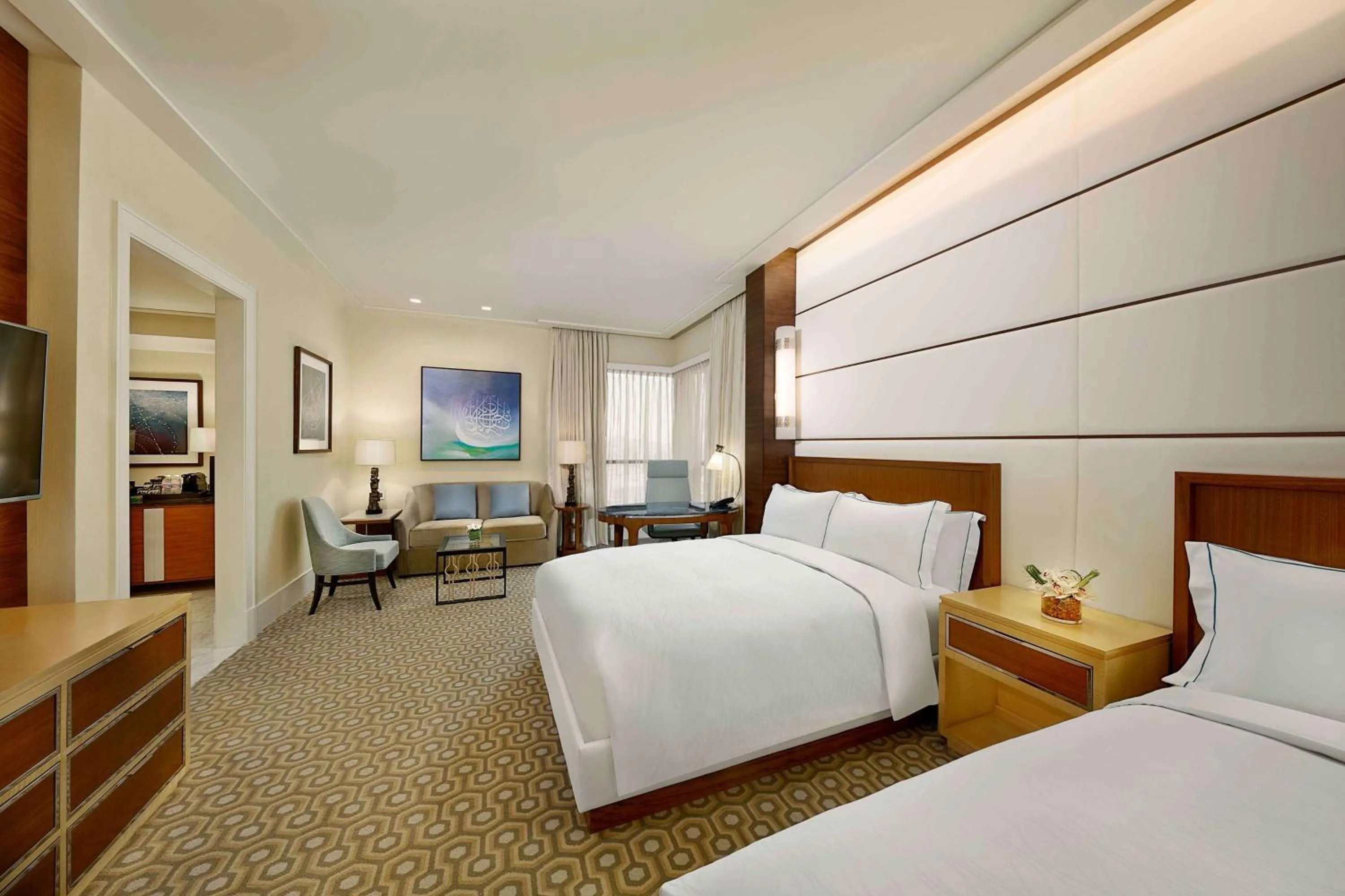 Bedroom, Bed in Conrad Jabal Omar Makkah