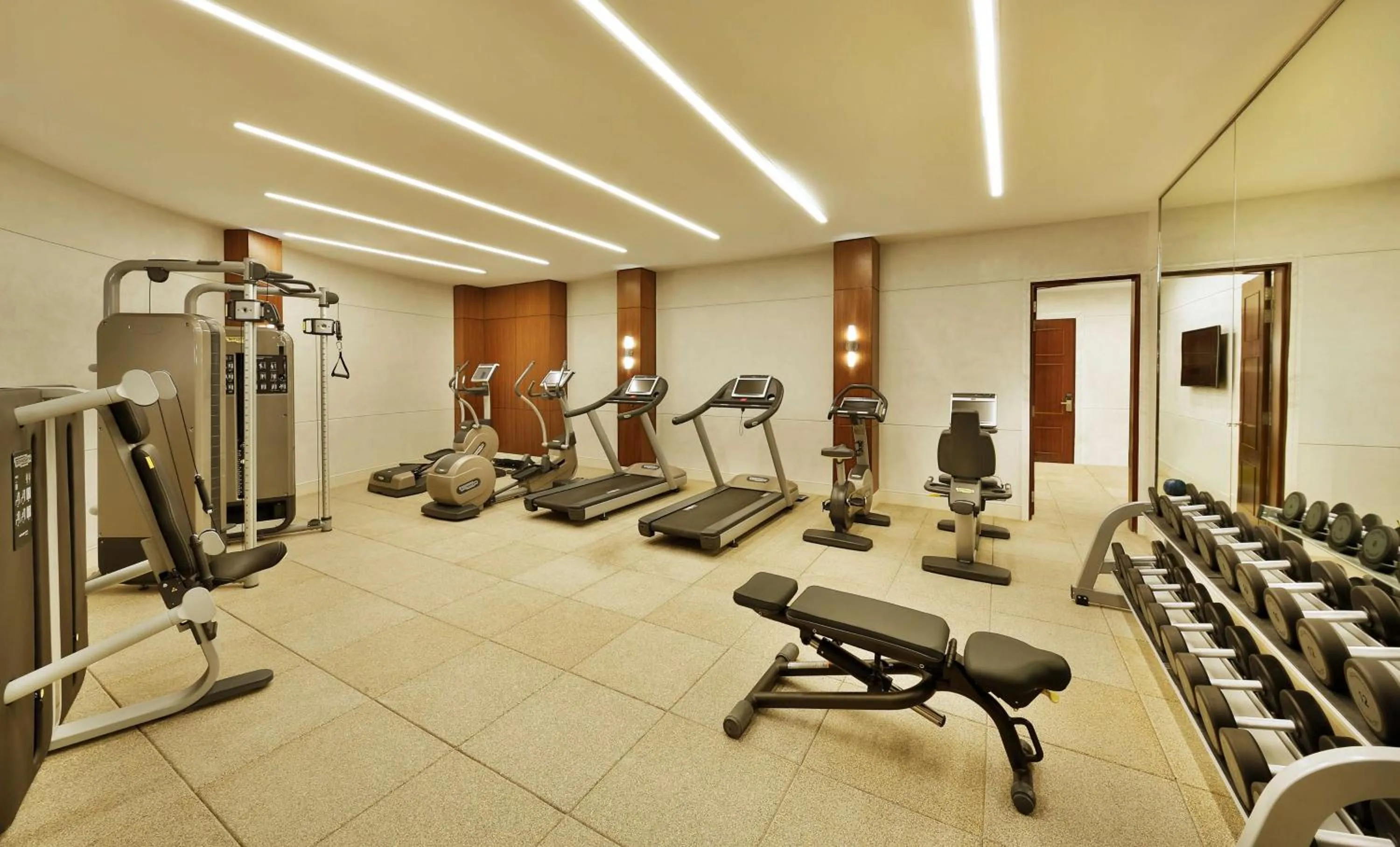 Fitness centre/facilities in Conrad Jabal Omar Makkah