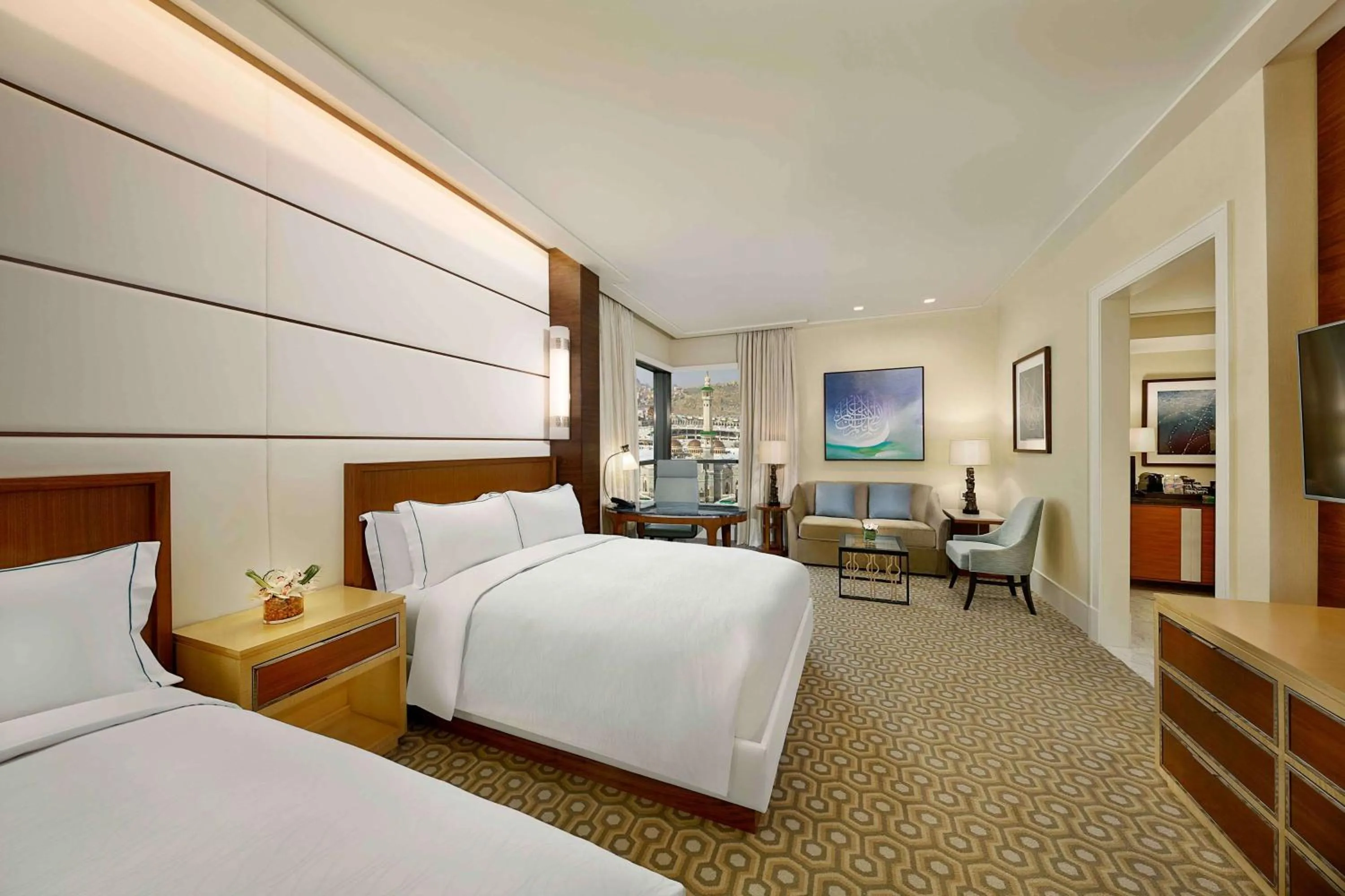 Bedroom, Bed in Conrad Jabal Omar Makkah