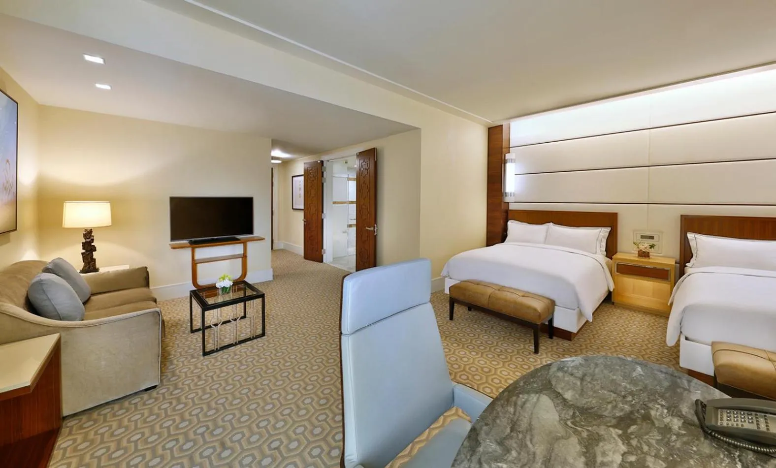 Bed in Conrad Jabal Omar Makkah