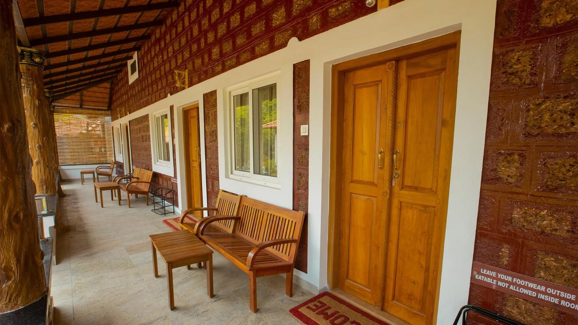Seating area in AARA Jungle Resort