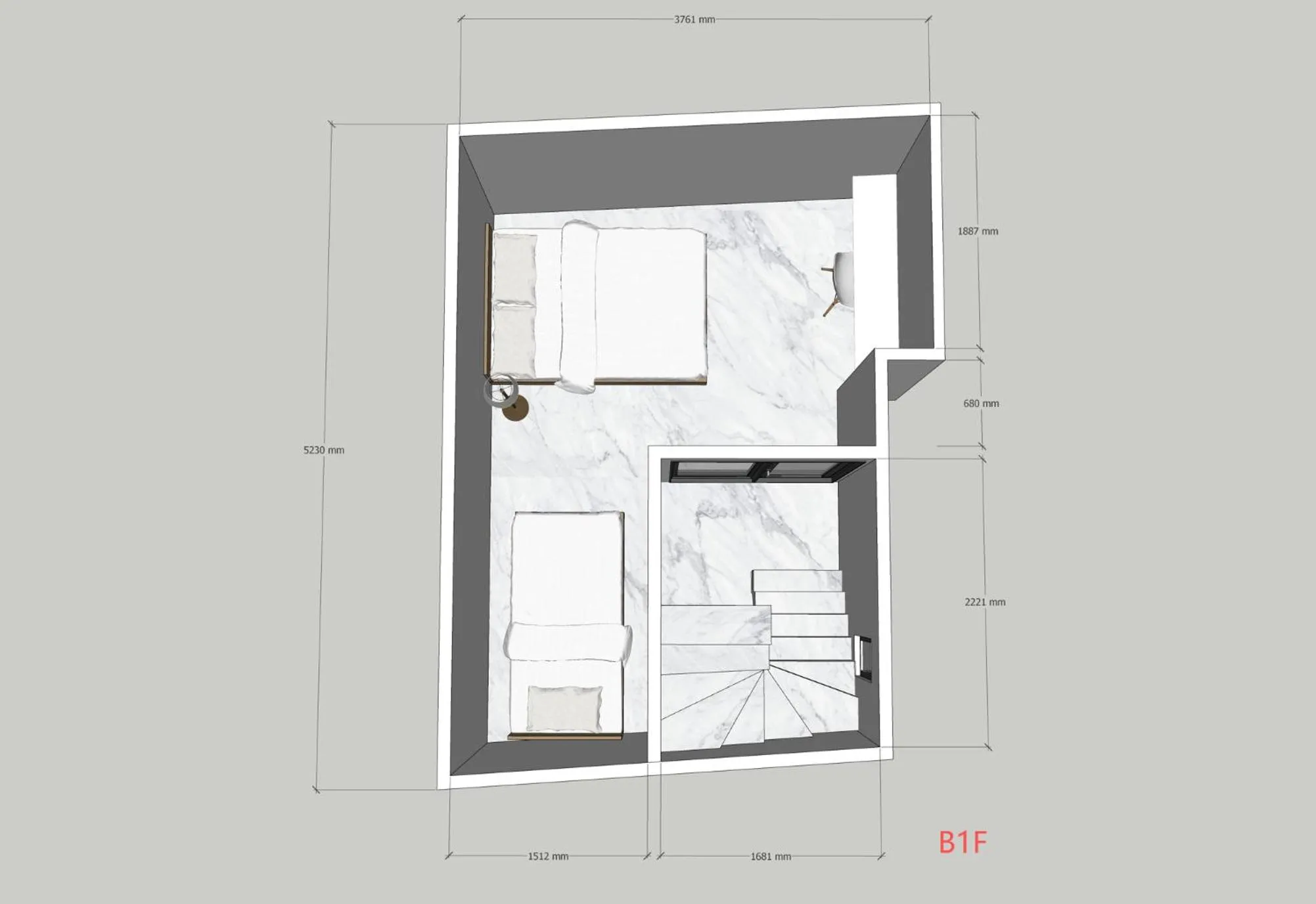 Floor plan in Mi-Villa AZABU丨Tokyo Tower View