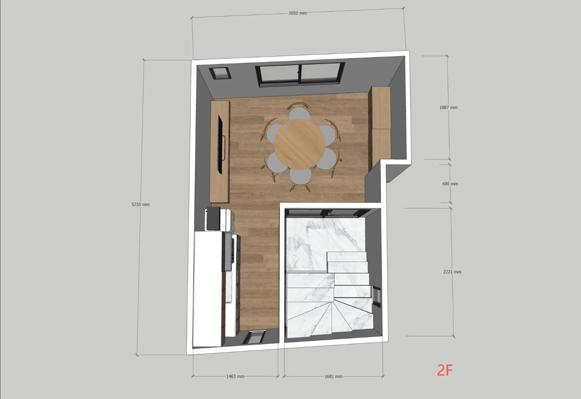 Floor plan in Mi-Villa AZABU丨Tokyo Tower View