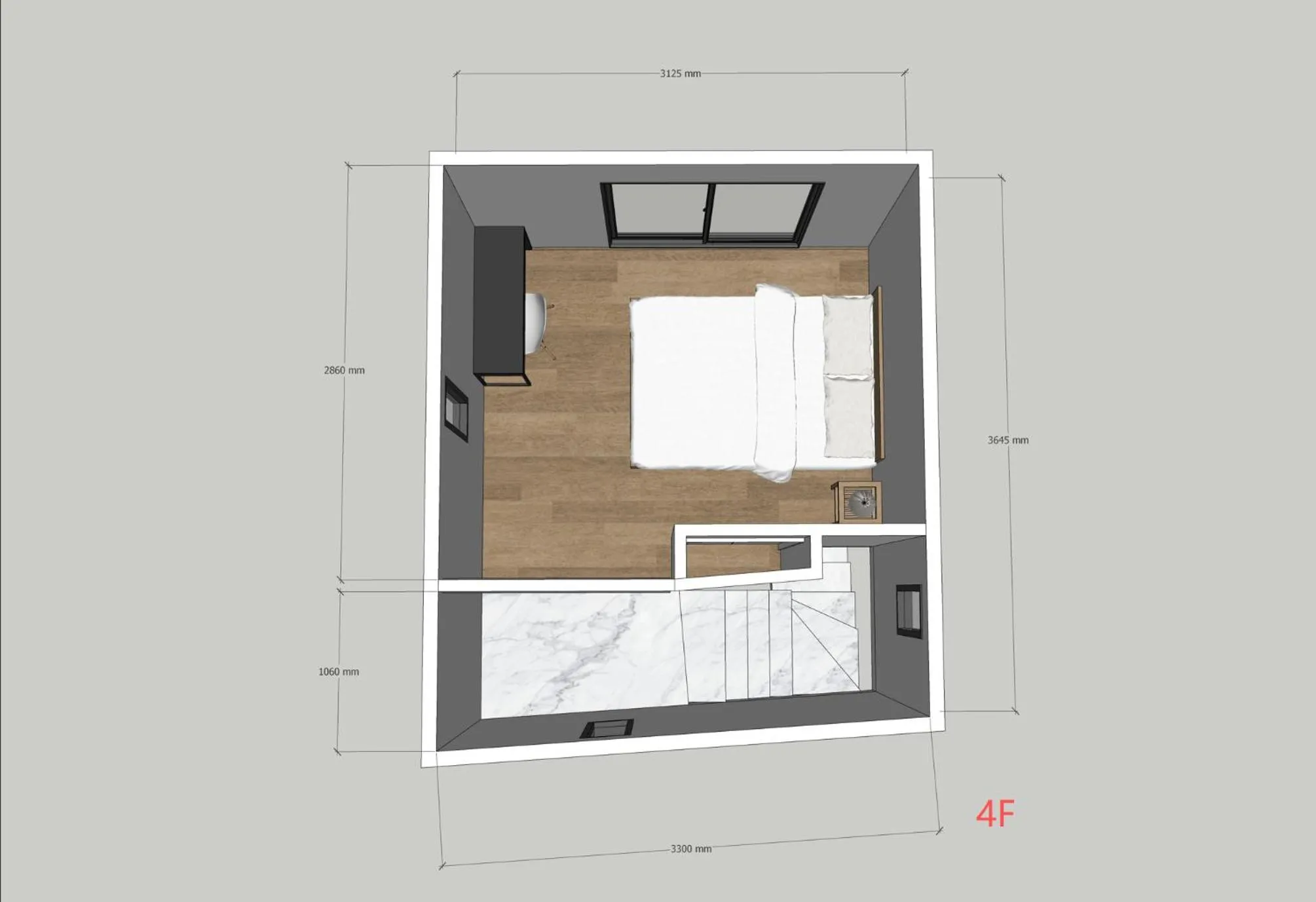 Floor plan in Mi-Villa AZABU丨Tokyo Tower View