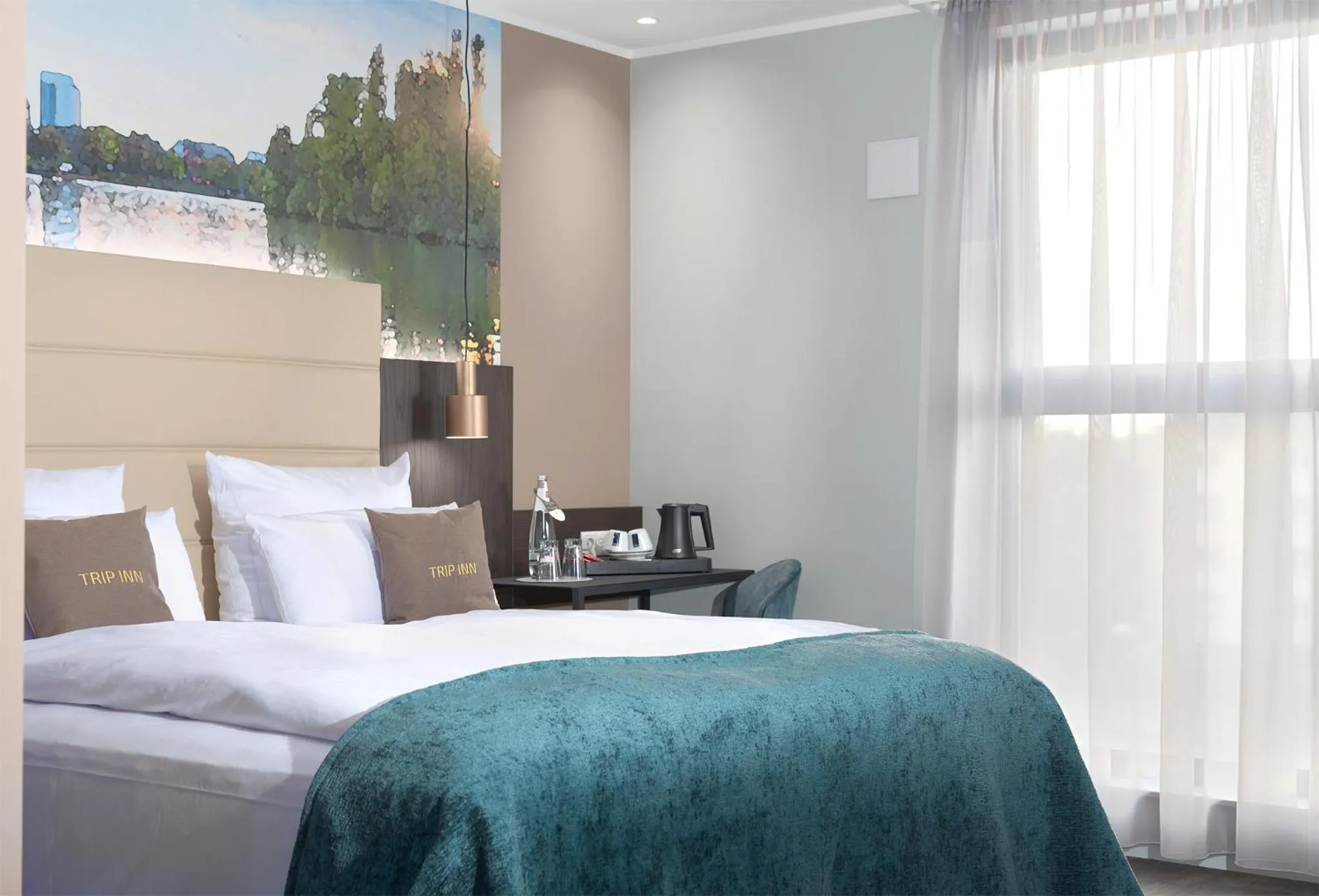 Bed in Trip Inn Hotel Frankfurt-Offenbach