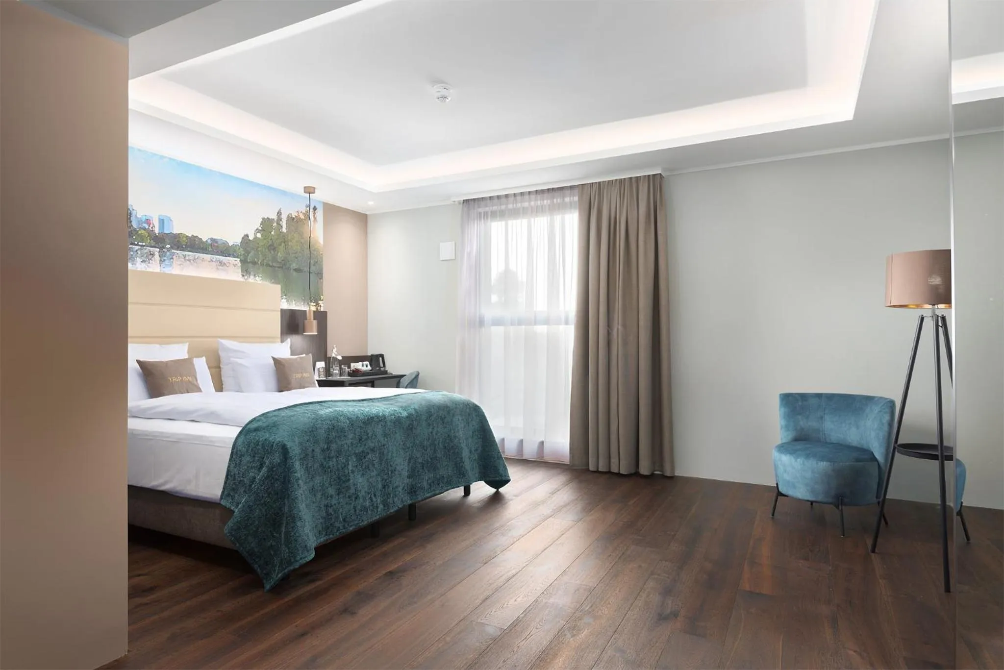 Bed in Trip Inn Hotel Frankfurt-Offenbach