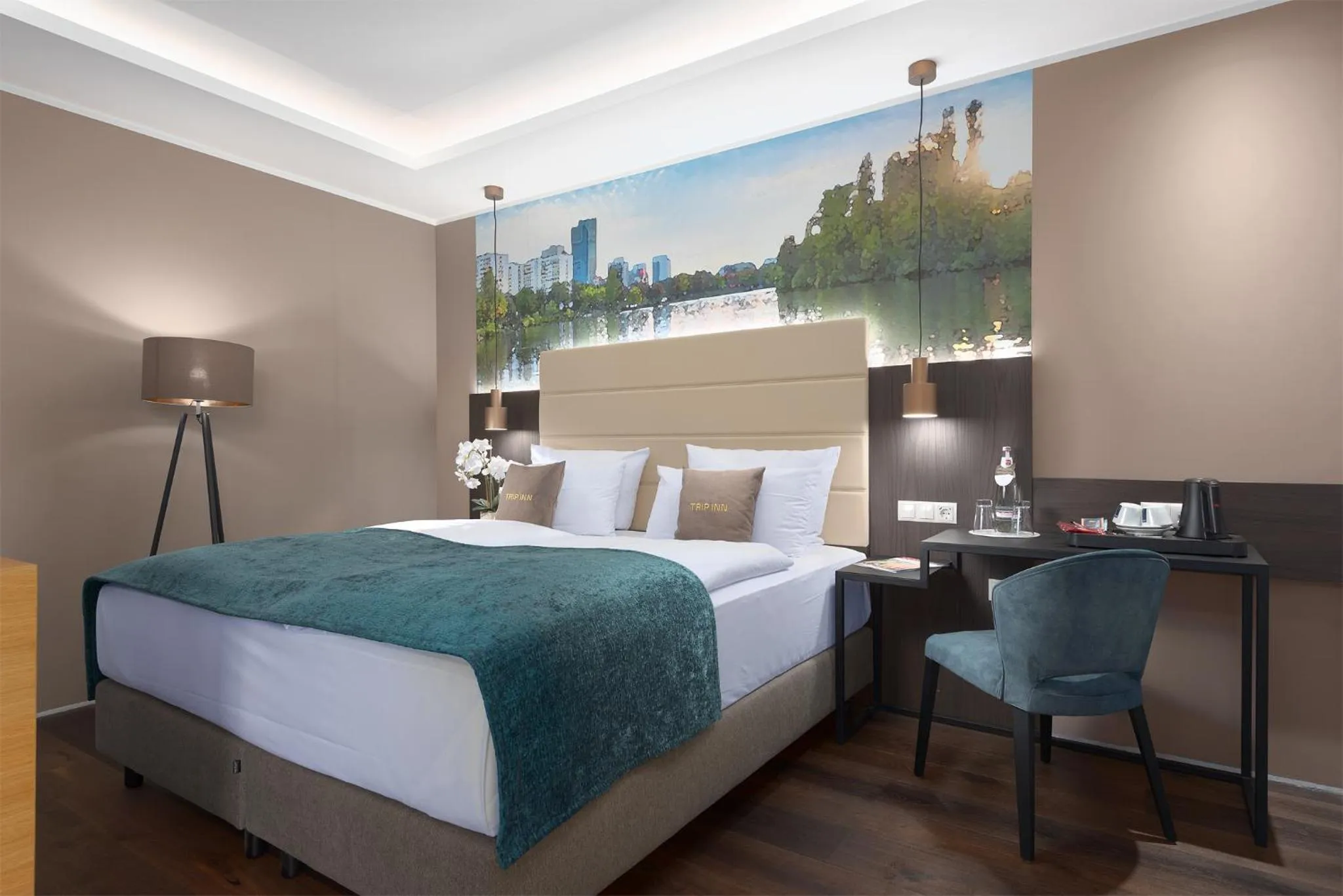 Bed in Trip Inn Hotel Frankfurt-Offenbach