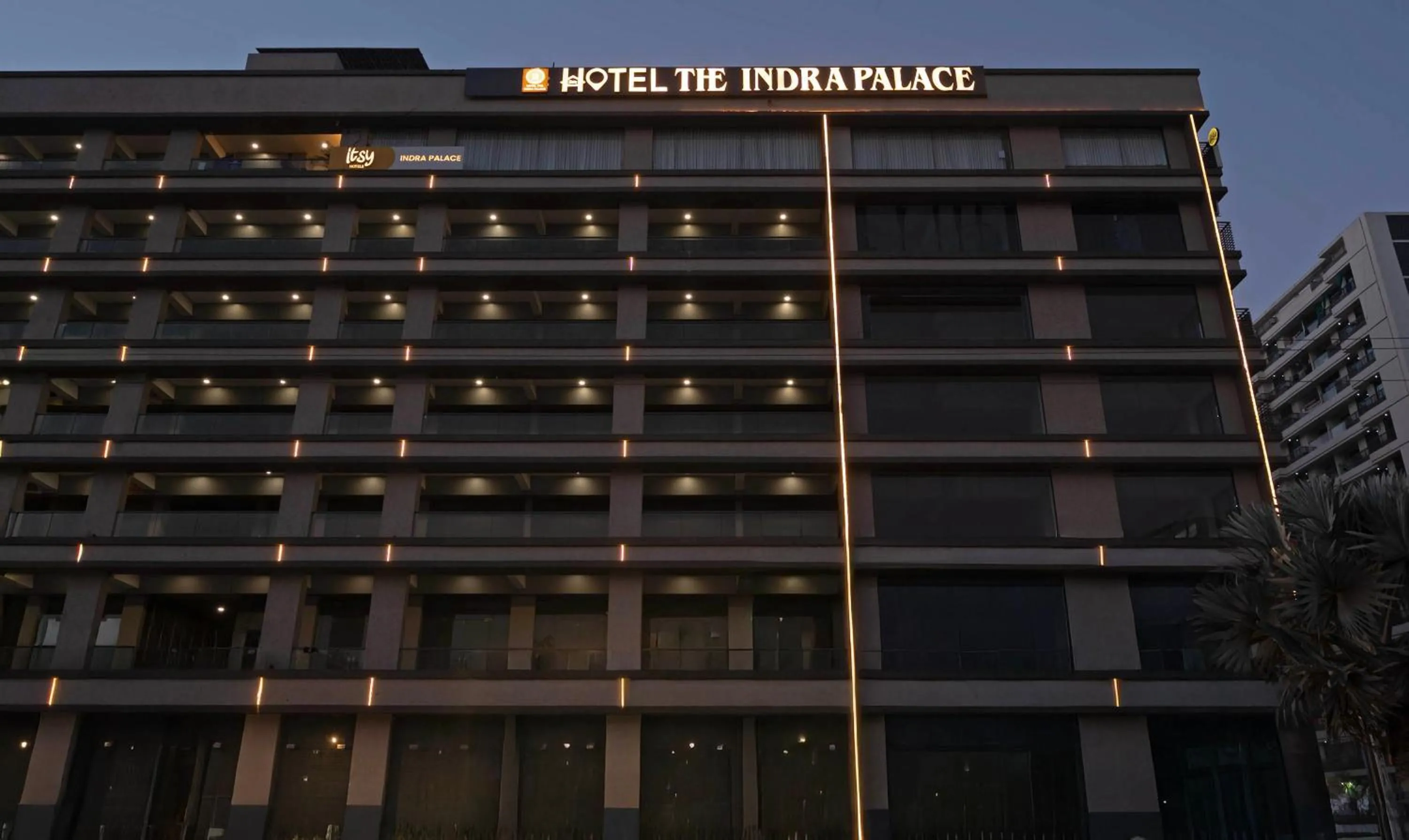 Property building in Itsy Hotels Indra Palace