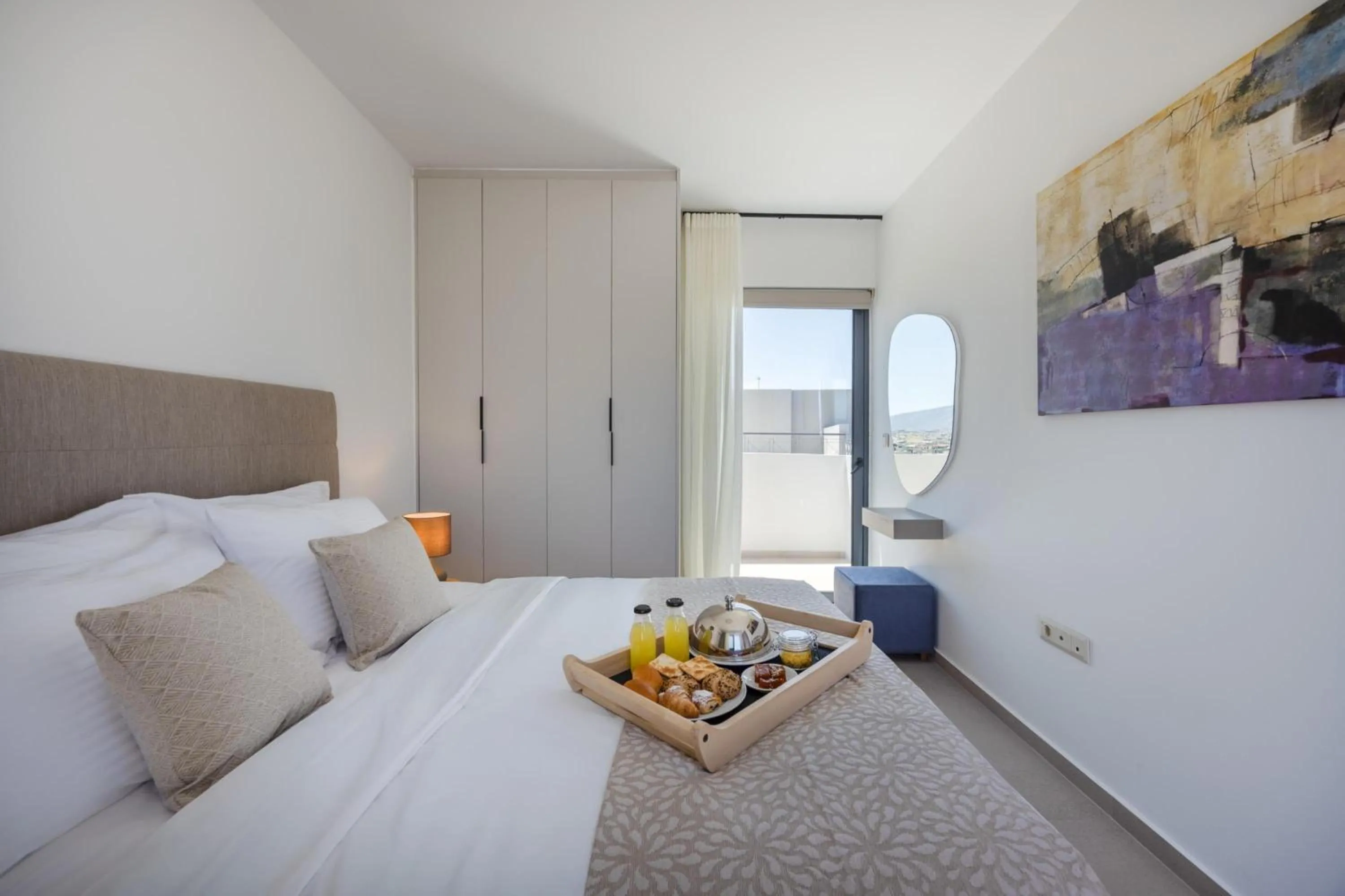 Bedroom, Bed in Sokio Attiki Hotel, BW Premier Collection