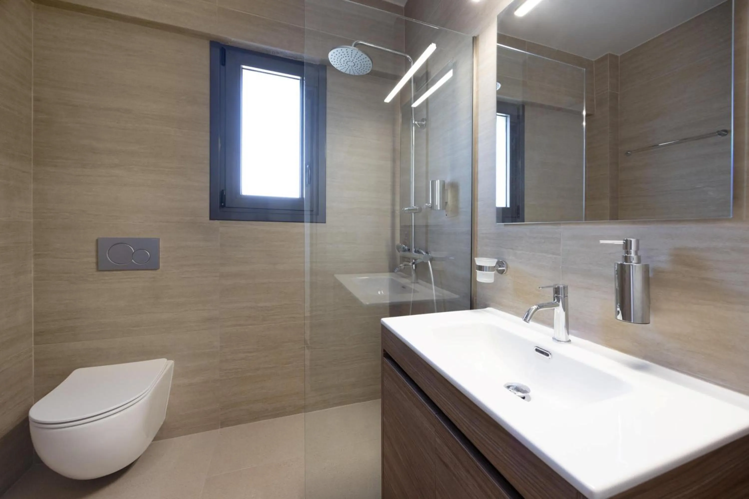 Bathroom in Sokio Attiki Hotel, BW Premier Collection