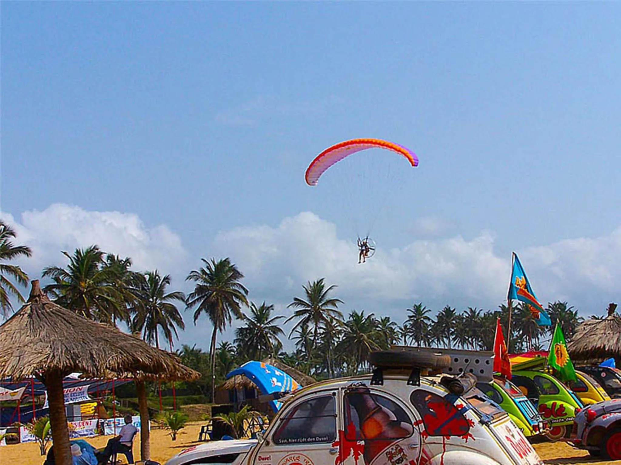 Patio in Hotel Village Vacances Awale Plage