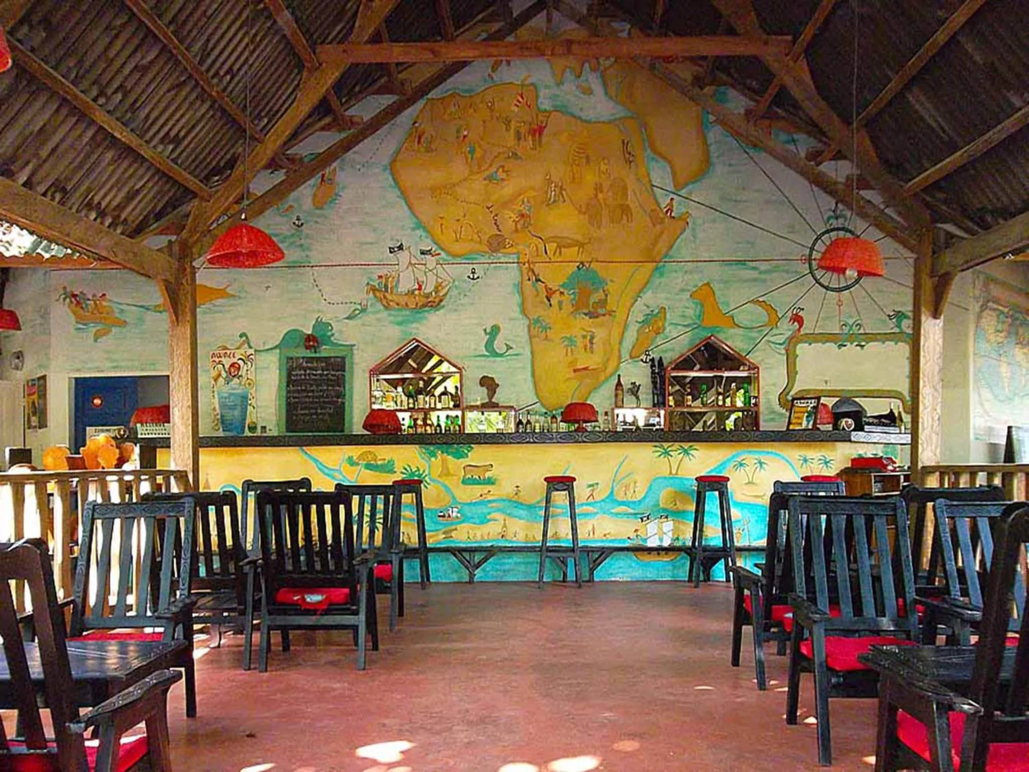 Patio in Hotel Village Vacances Awale Plage