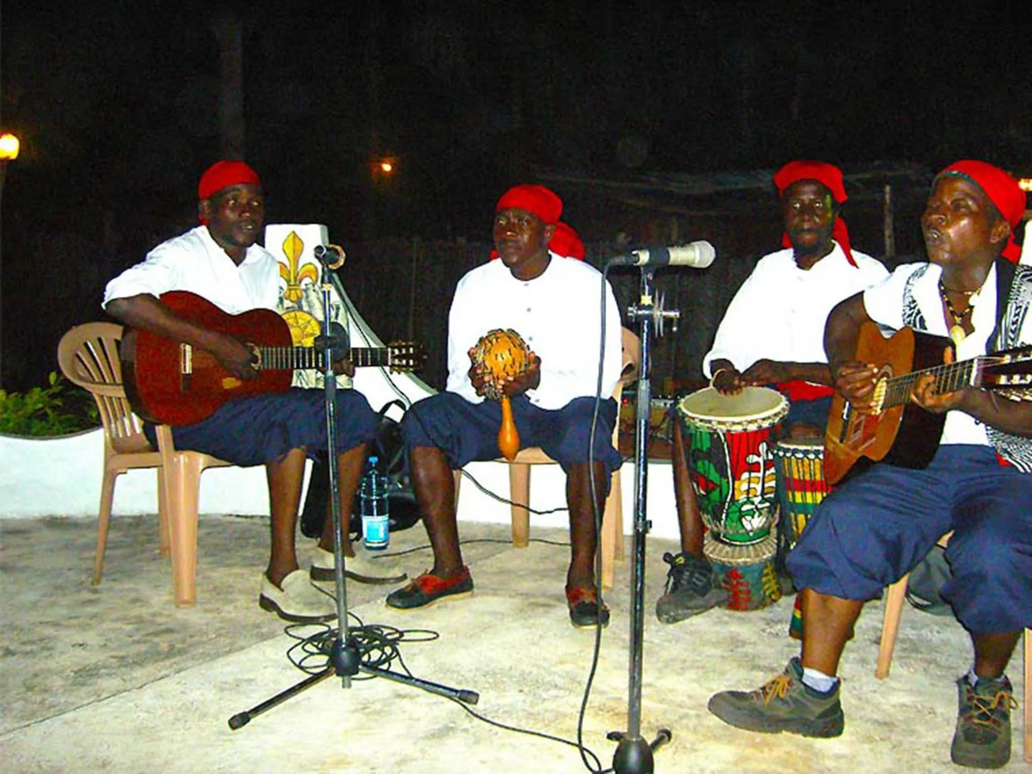 Patio in Hotel Village Vacances Awale Plage