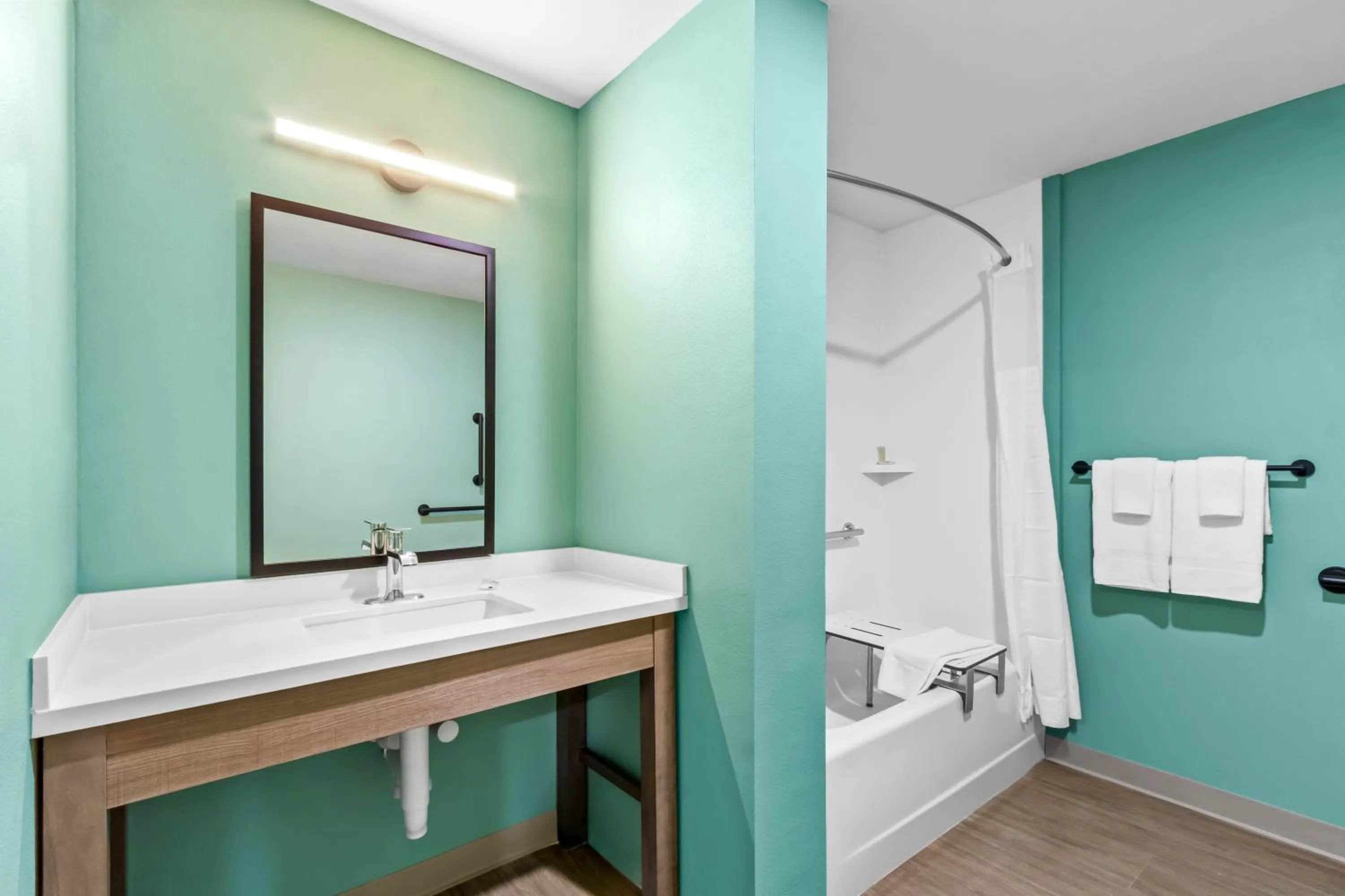 Bathroom in ECHO Suites Extended Stay by Wyndham Phoenix-Peoria/Glendale