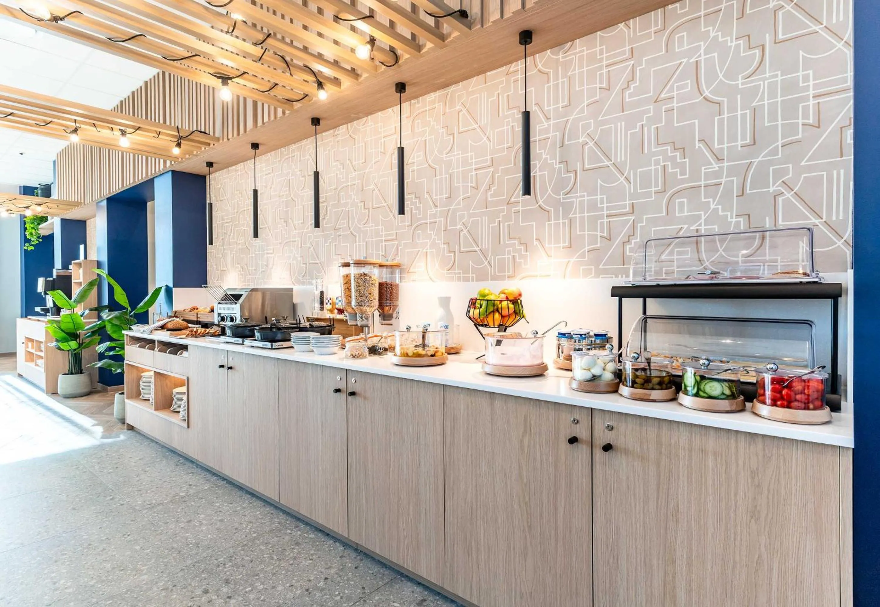 Buffet breakfast in B&B HOTEL Luxembourg Centre Cloche d'Or