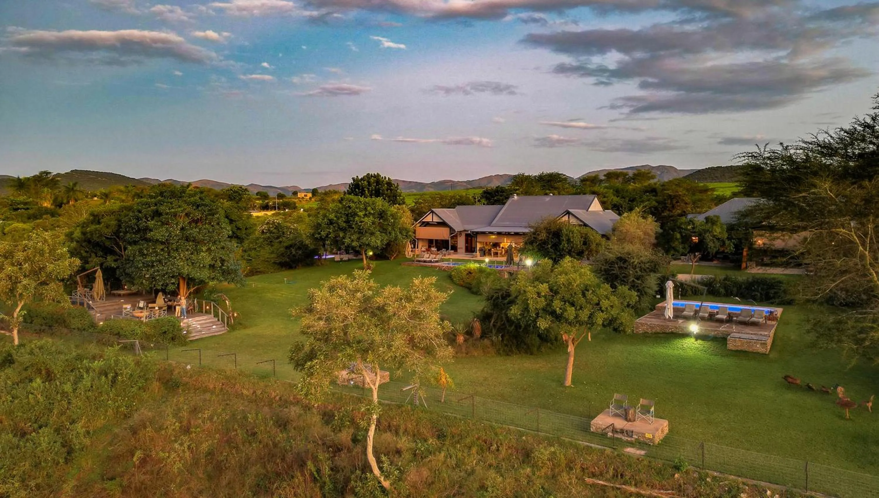 Bird's eye view in Kambaku River Lodge