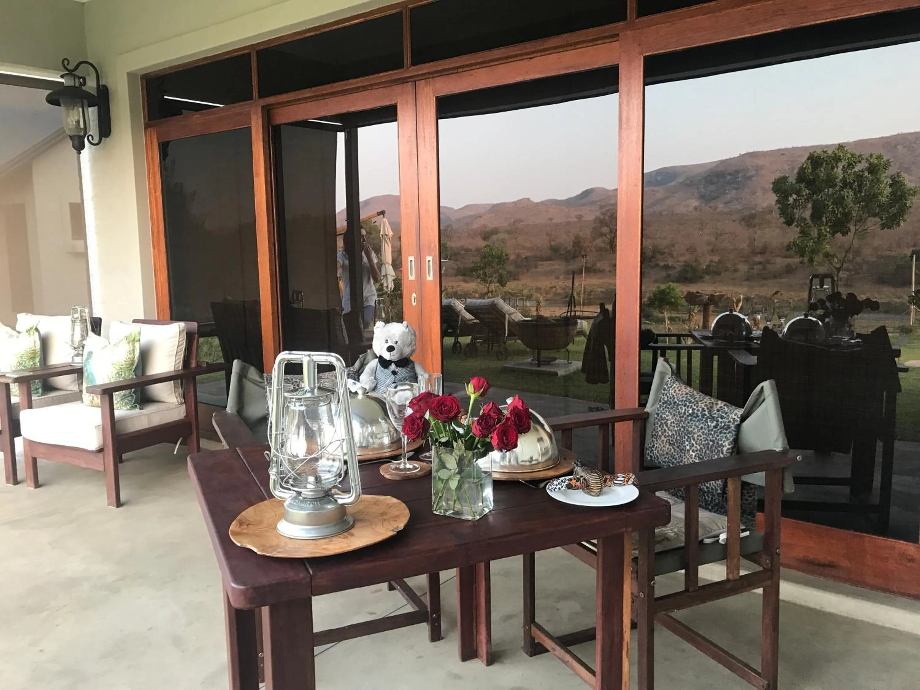 Patio in Kambaku River Lodge