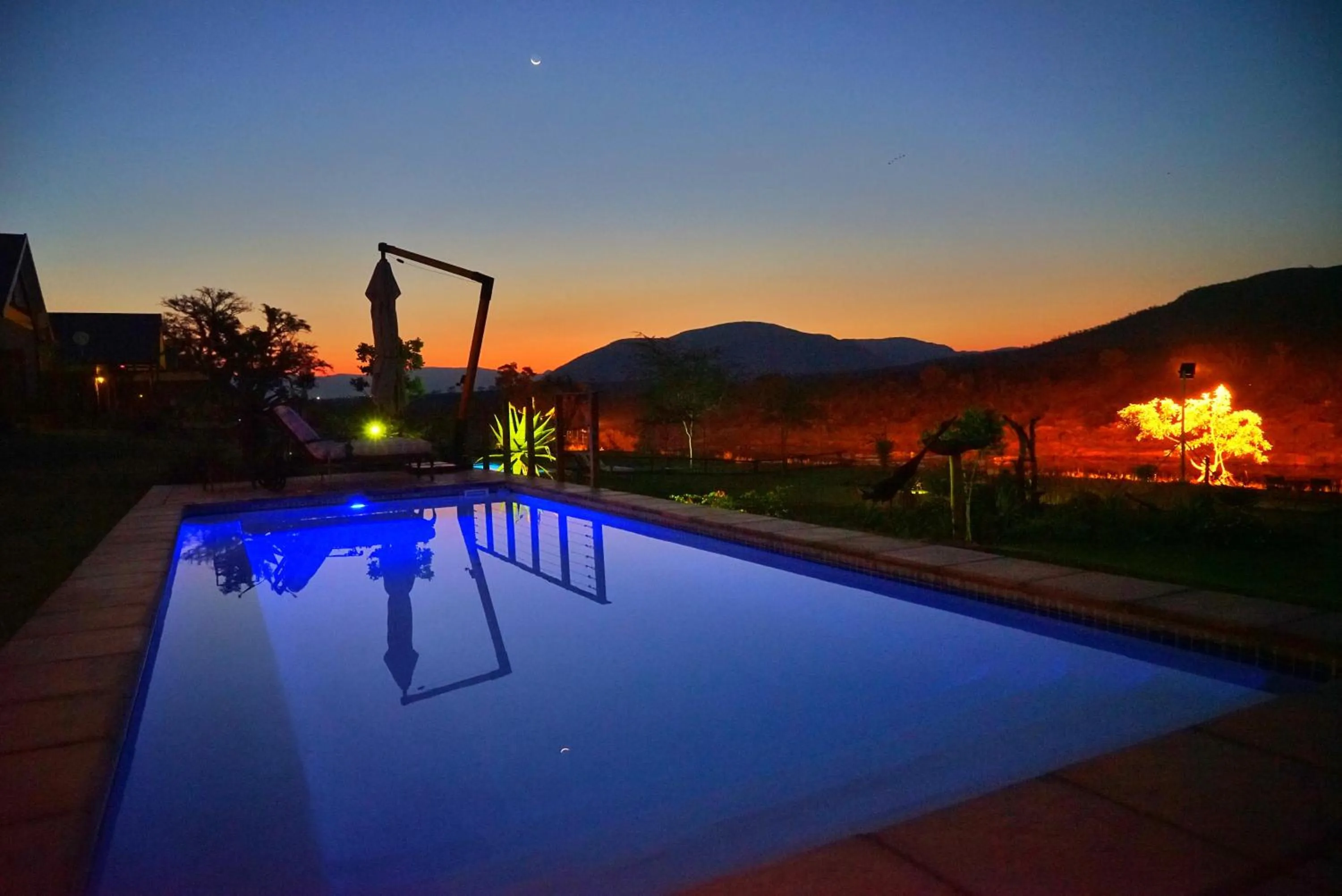 Mountain view in Kambaku River Lodge