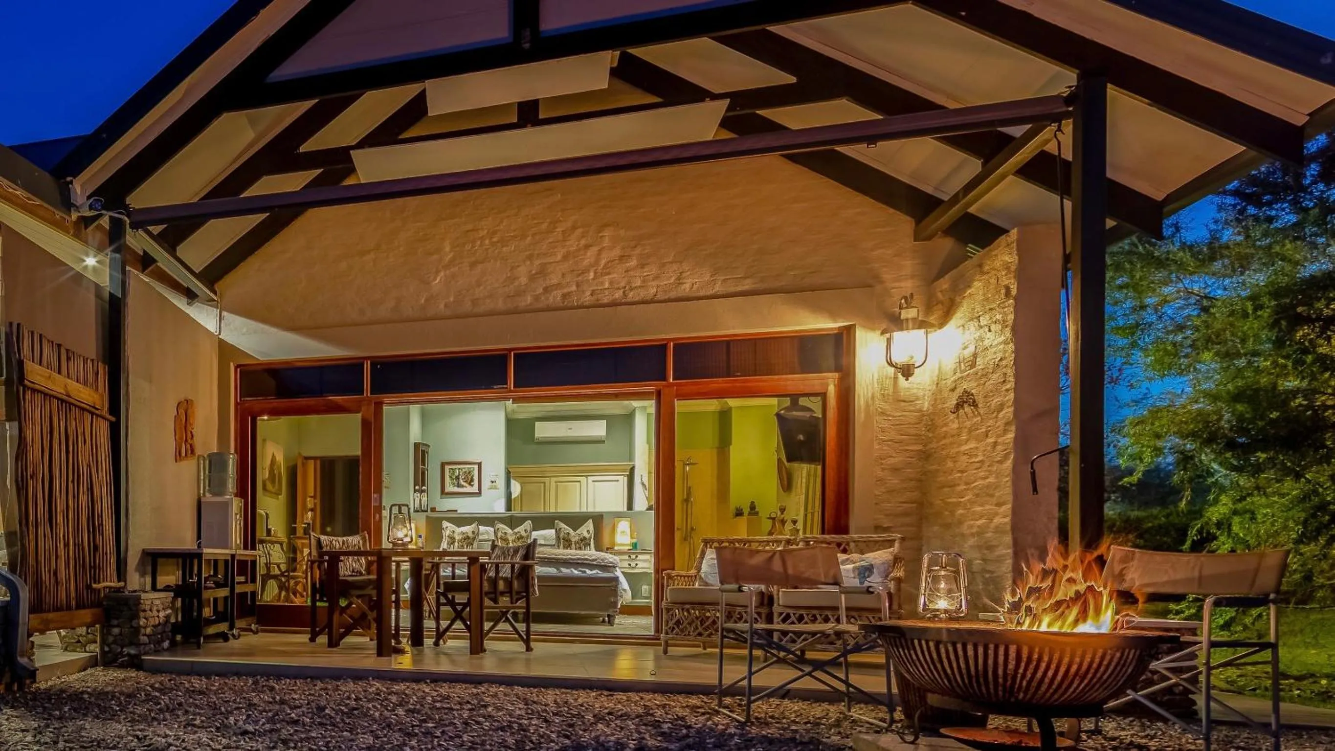 Patio in Kambaku River Lodge