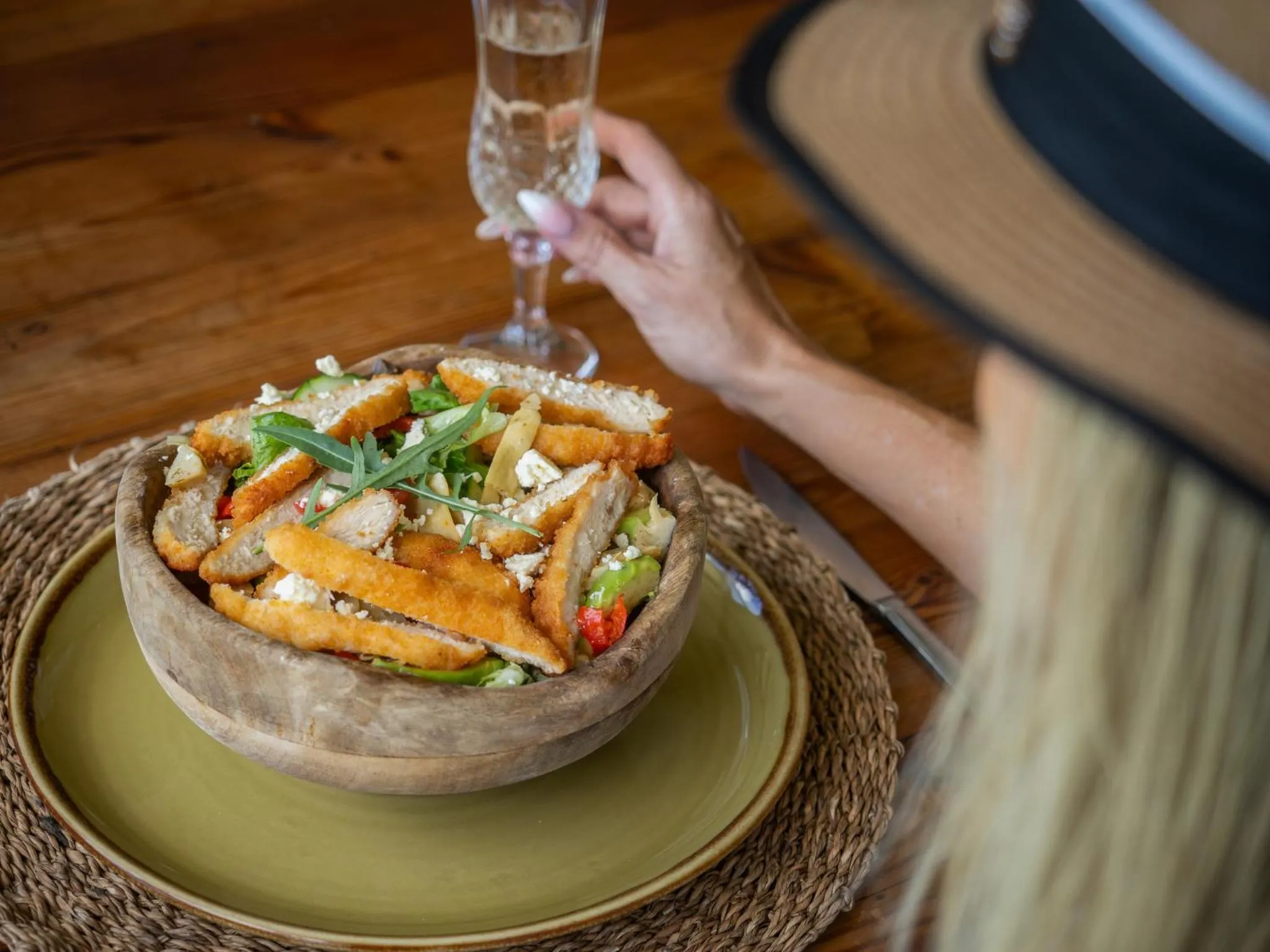 Lunch in Kambaku River Lodge