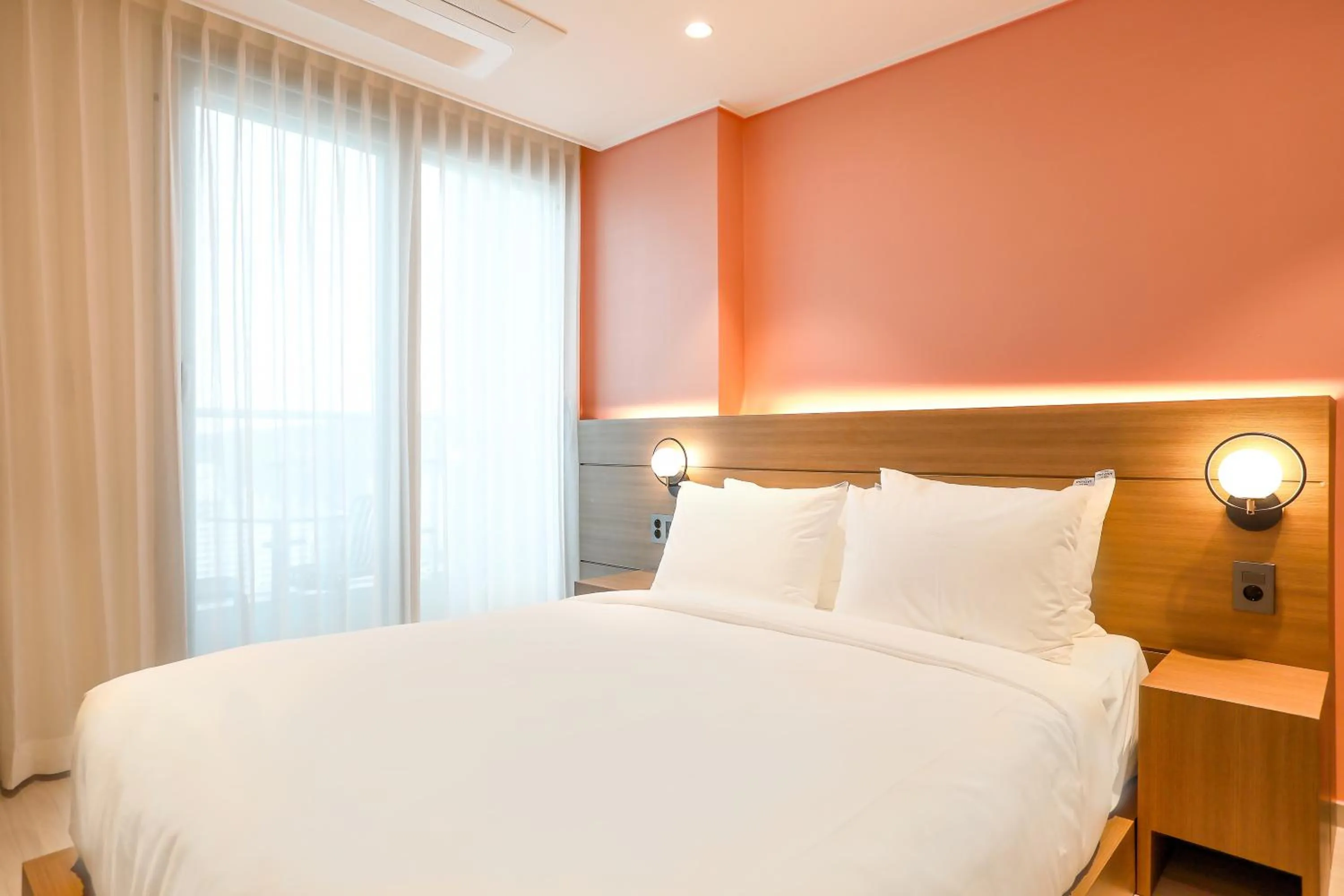 Bed in Hotelaround Sokcho