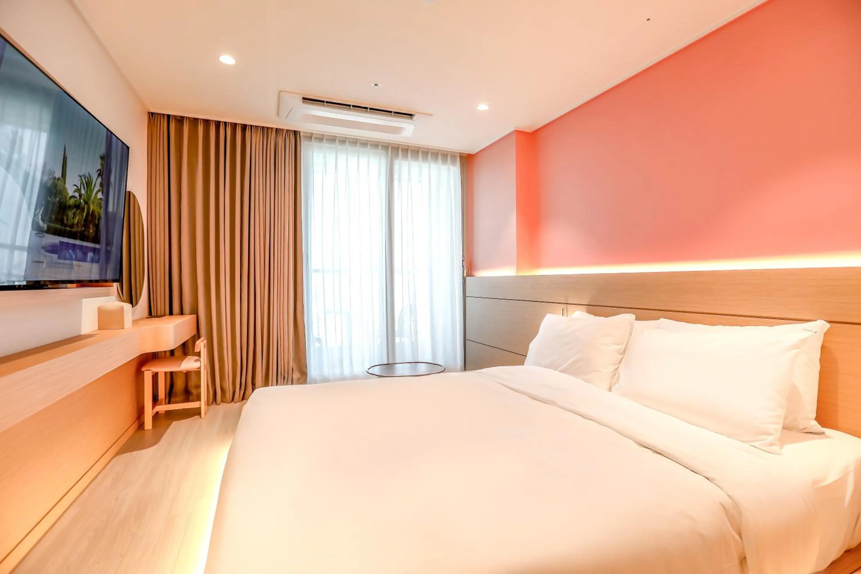 Bed in Hotelaround Sokcho