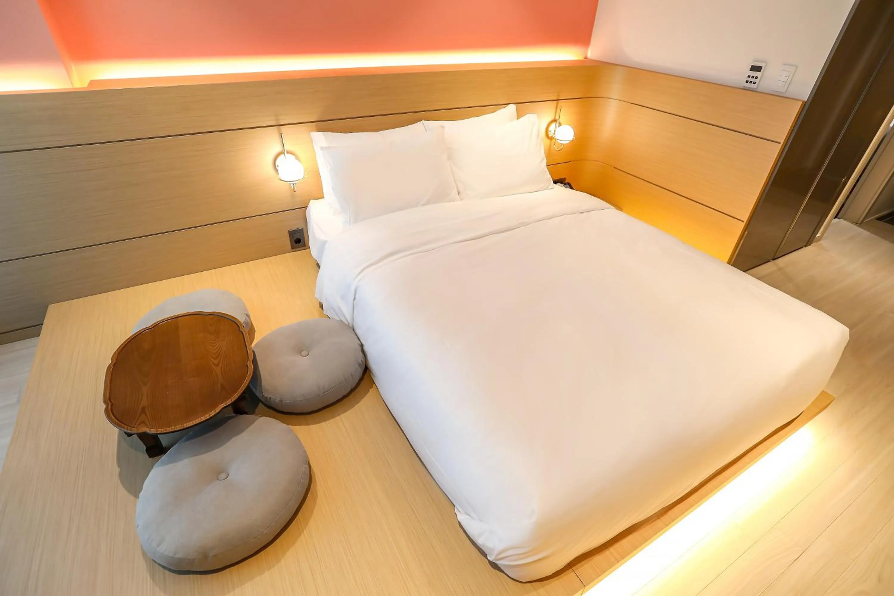 Bed in Hotelaround Sokcho