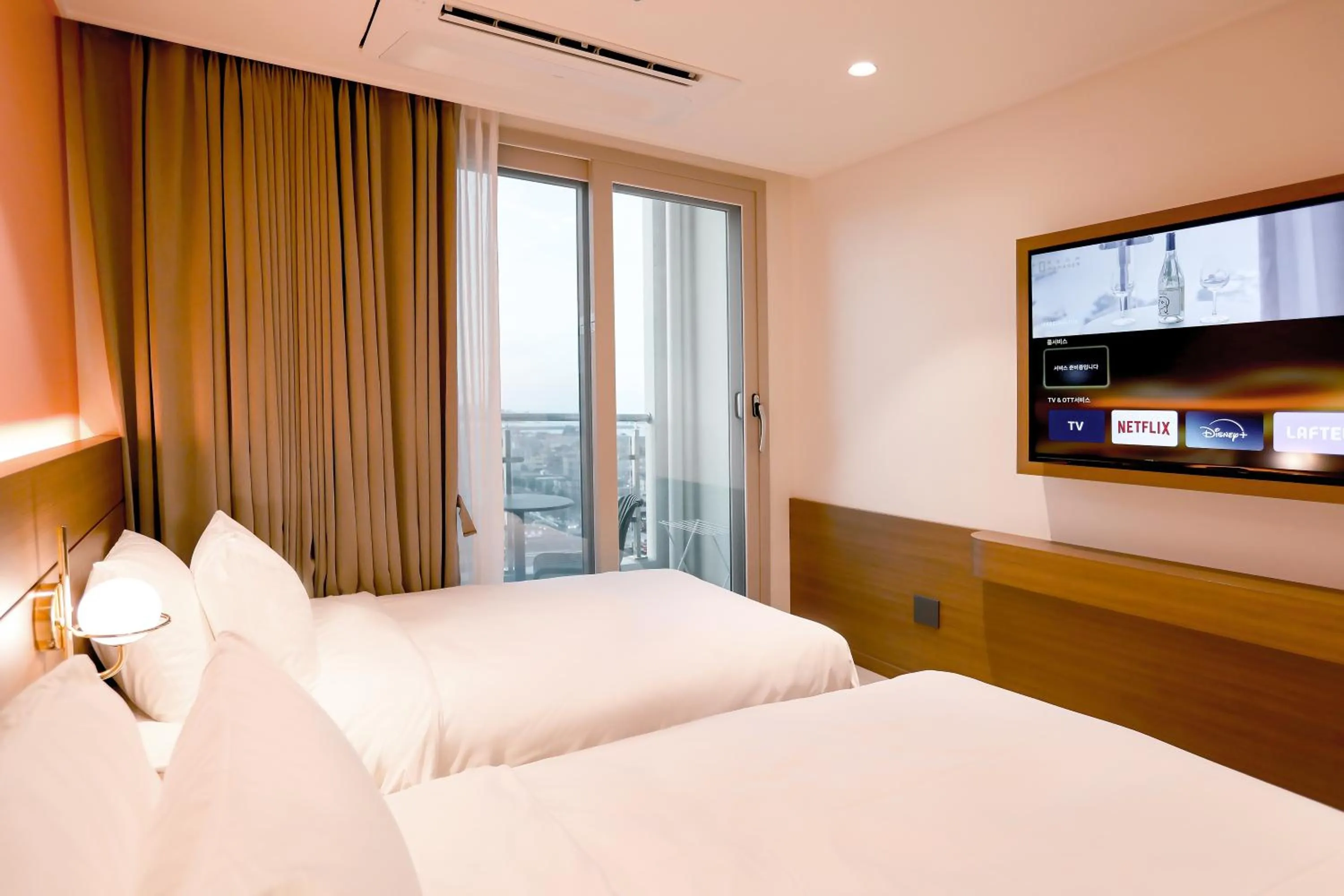 Bed in Hotelaround Sokcho