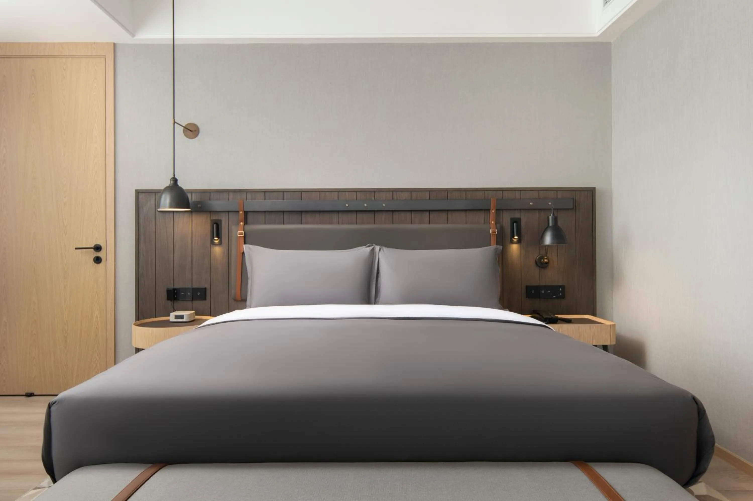 Bed in Guangzhou Zengcheng Tongpai Hotel