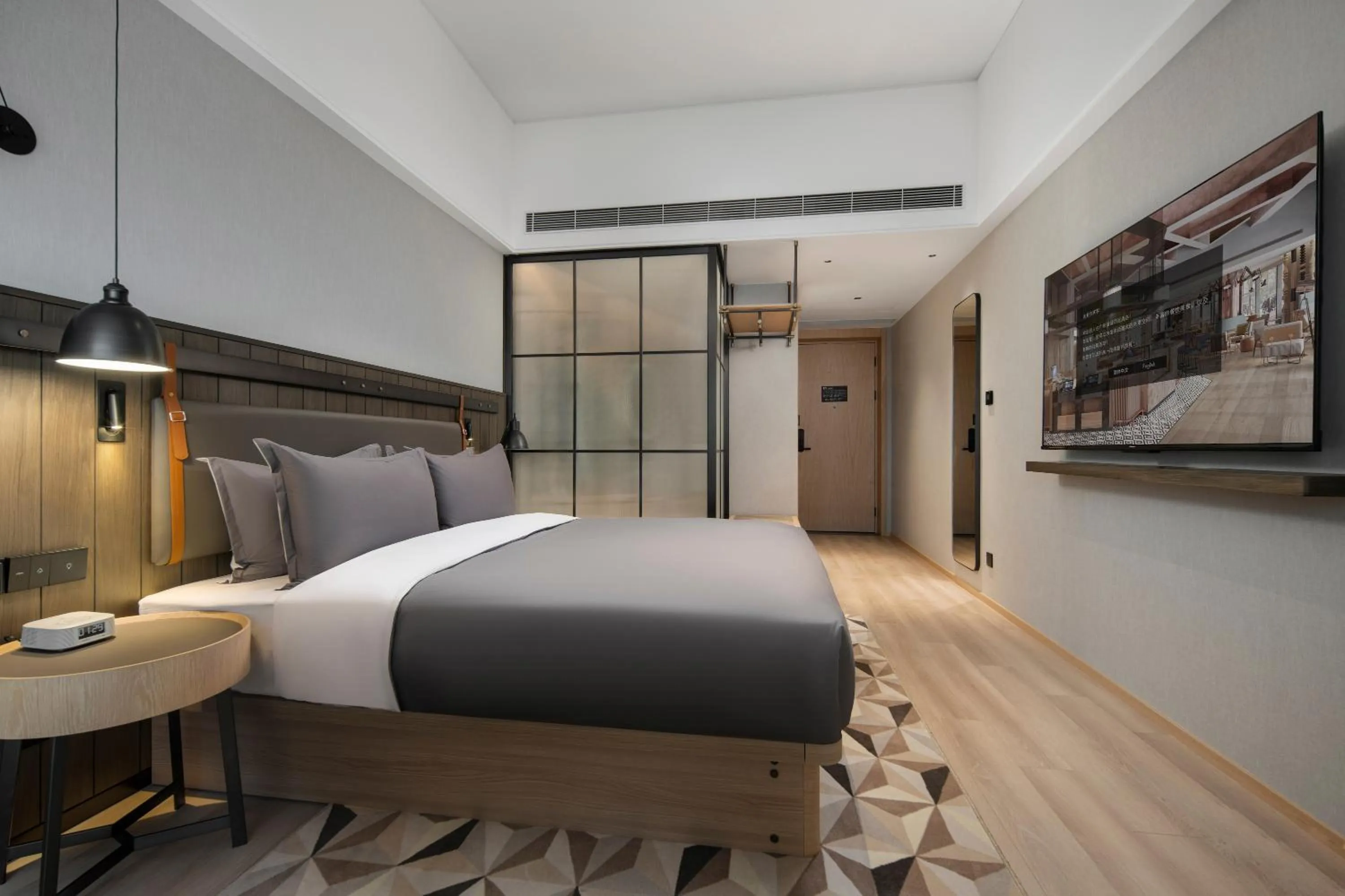 Bed in Guangzhou Zengcheng Tongpai Hotel