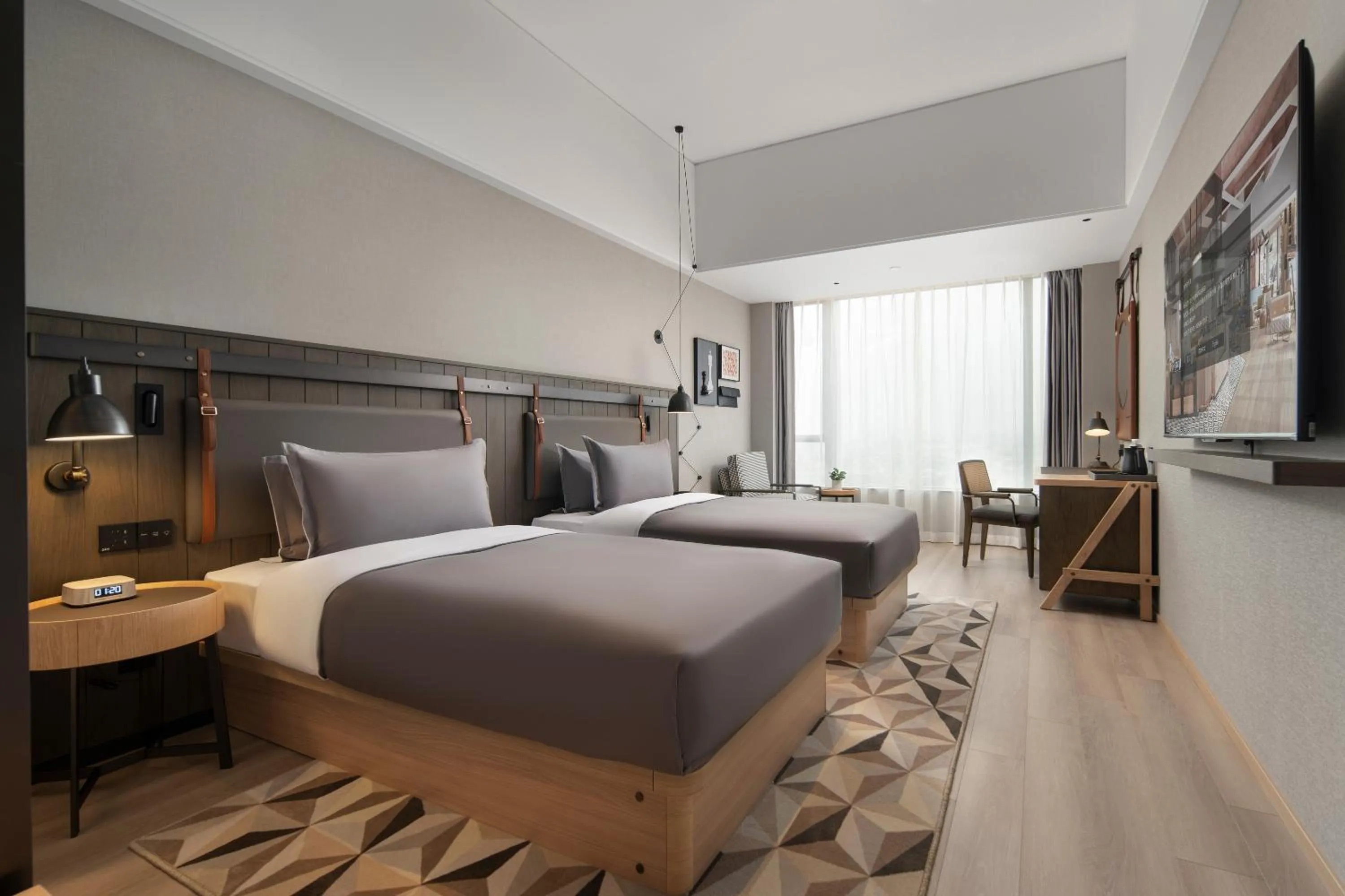 Photo of the whole room, Bed in Guangzhou Zengcheng Tongpai Hotel
