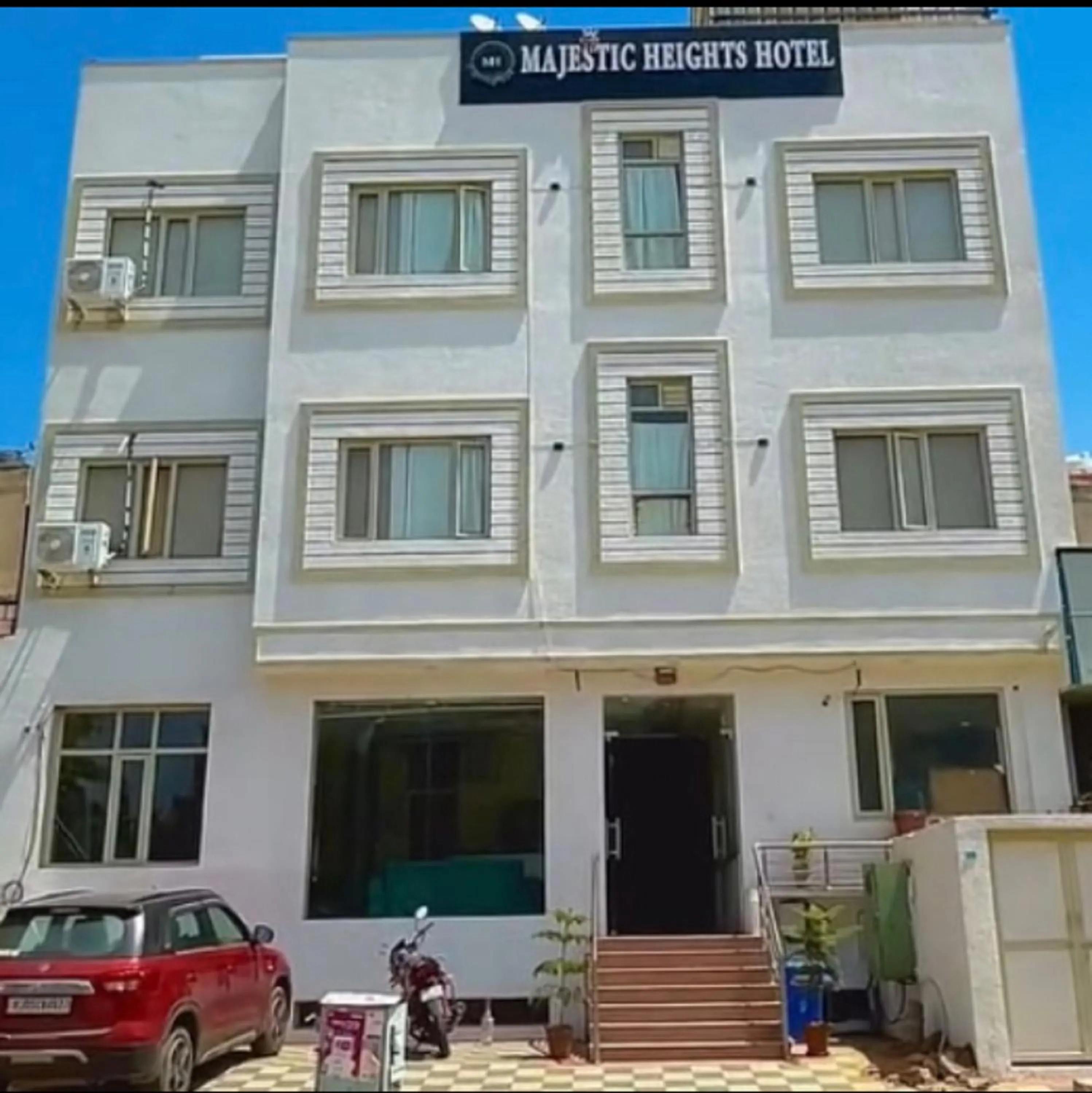Property building in Majestic Heights Hotel