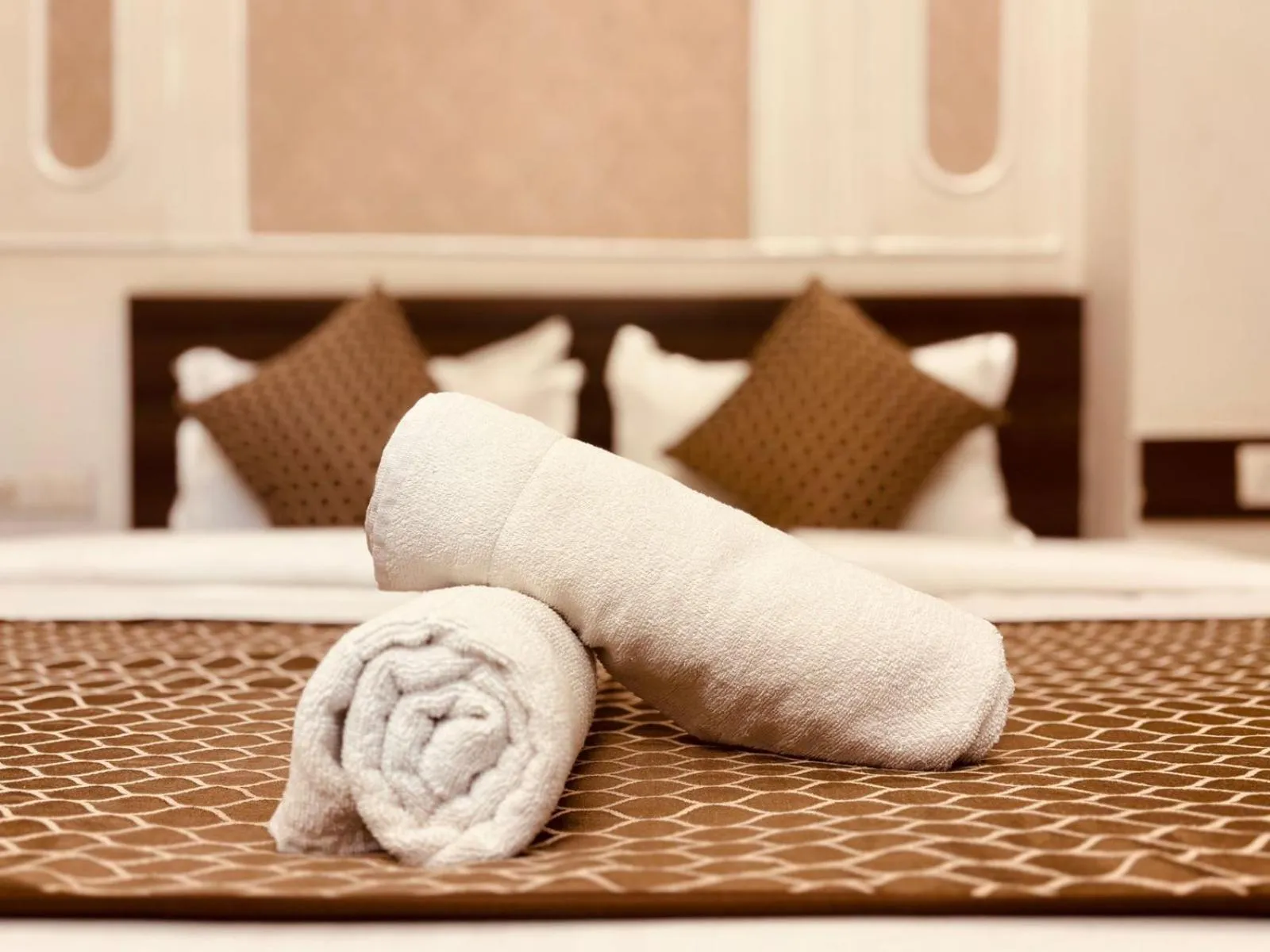 towels, Bed in Majestic Heights Hotel