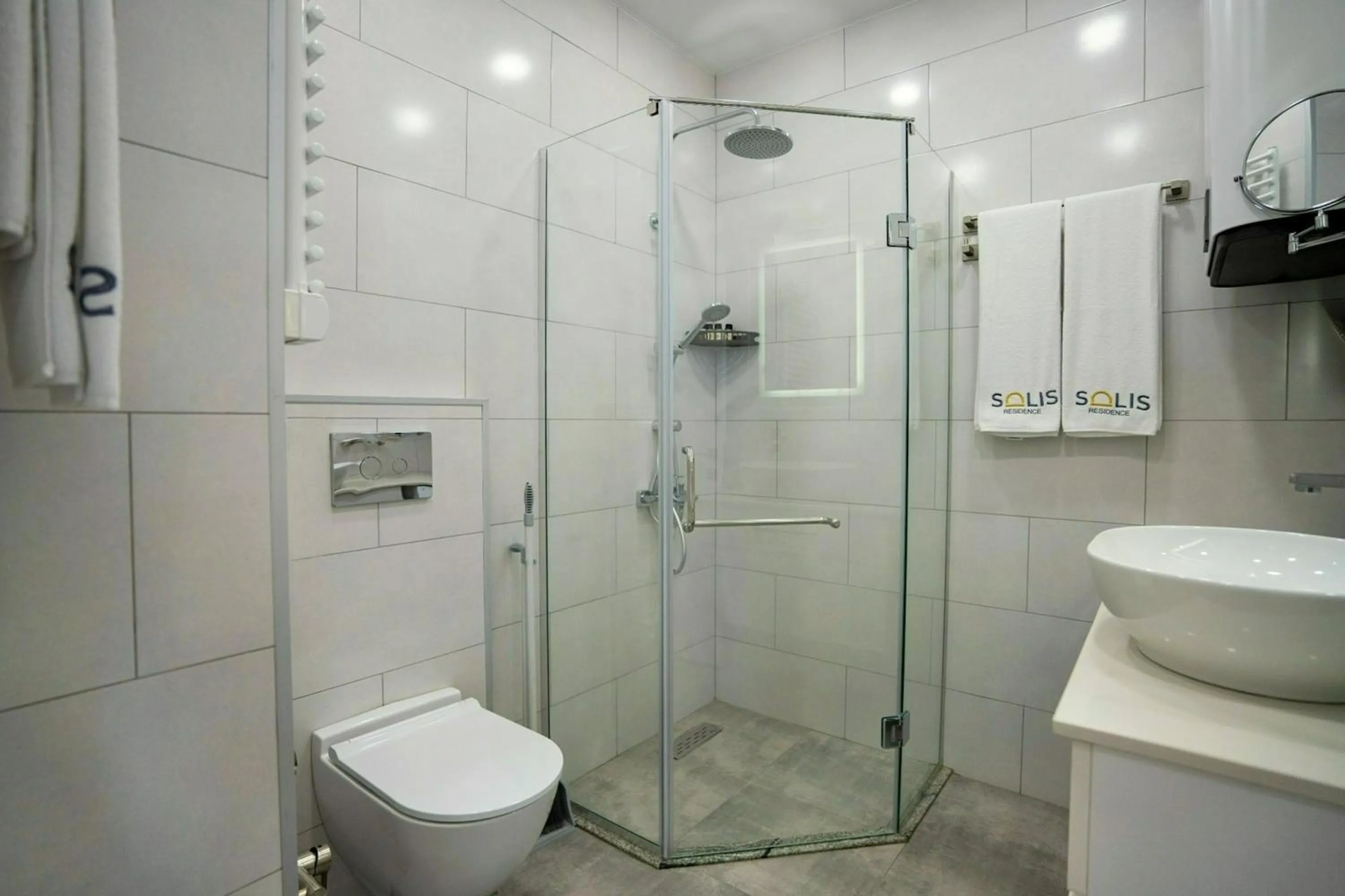 Shower in Solis Residence Aparthotel