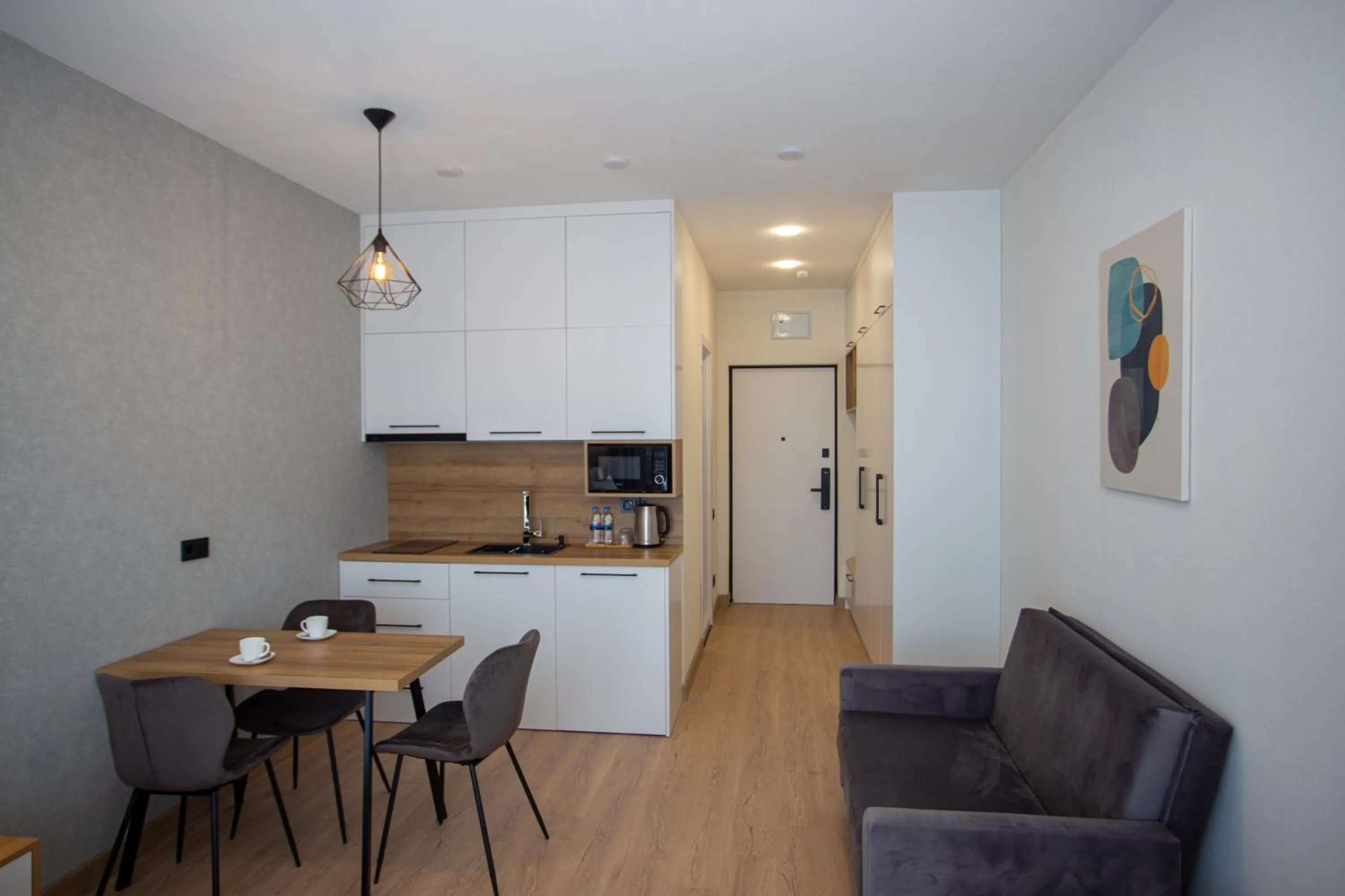 Kitchen or kitchenette in Solis Residence Aparthotel