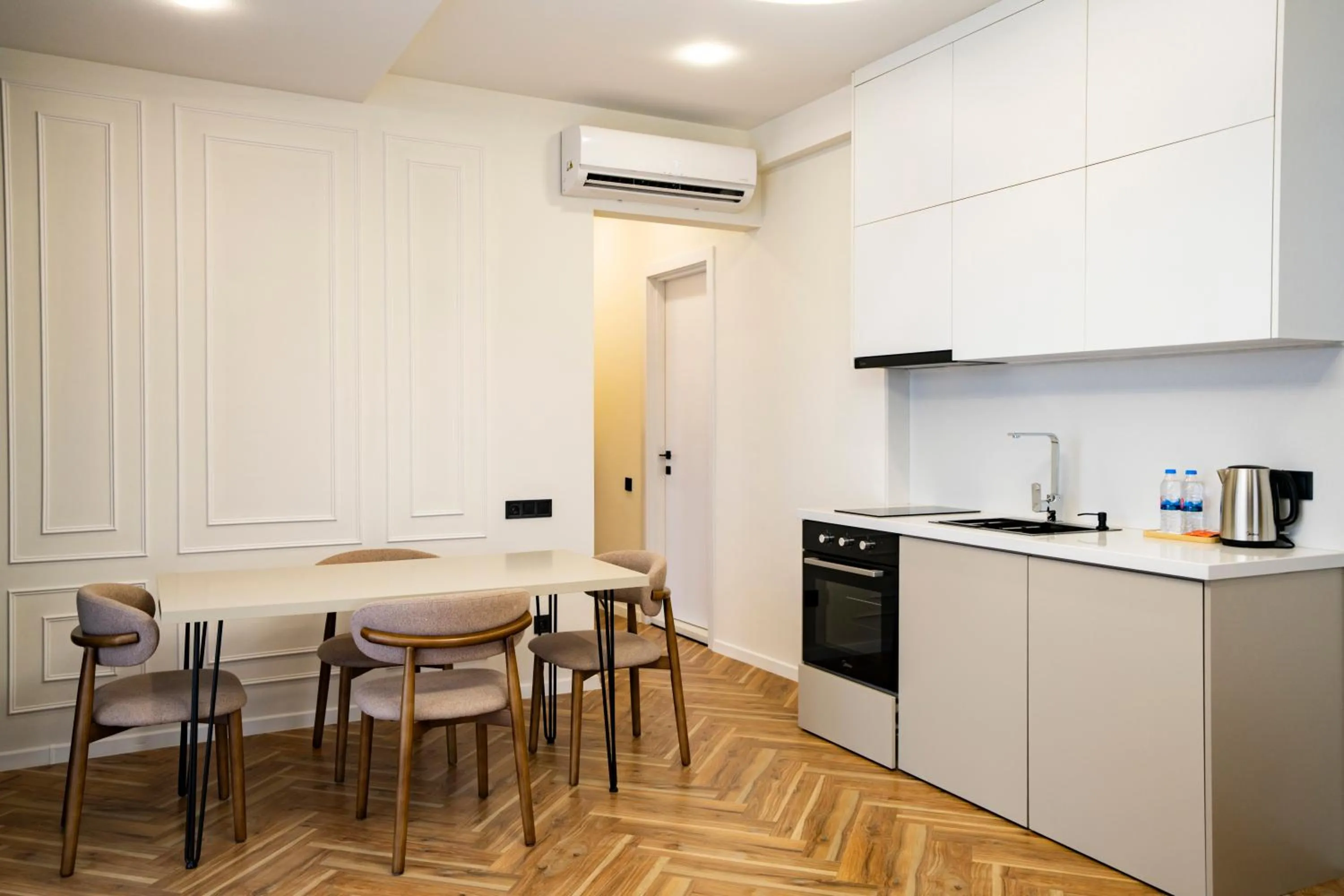 Kitchen or kitchenette in Solis Residence Aparthotel