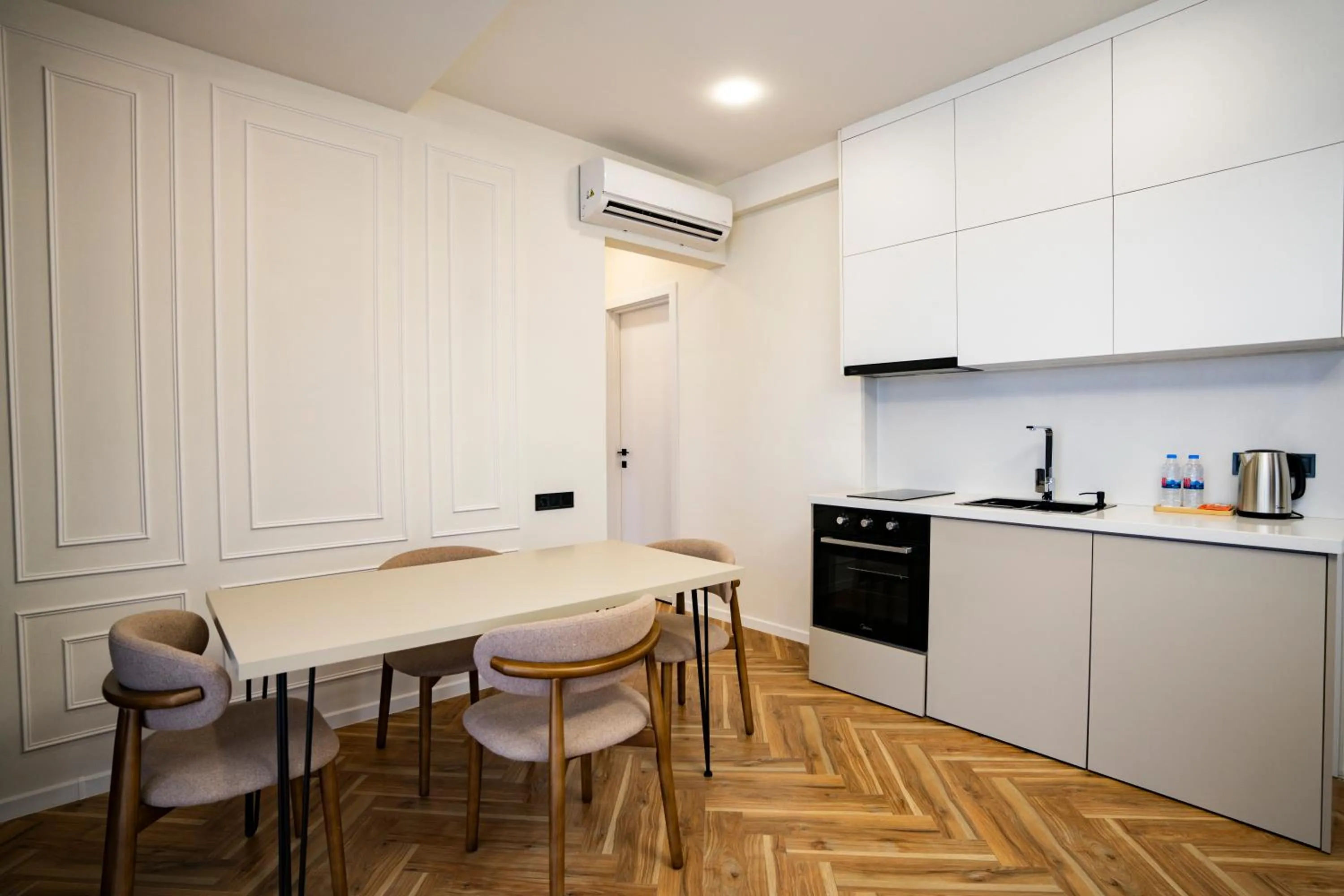 Kitchen or kitchenette in Solis Residence Aparthotel