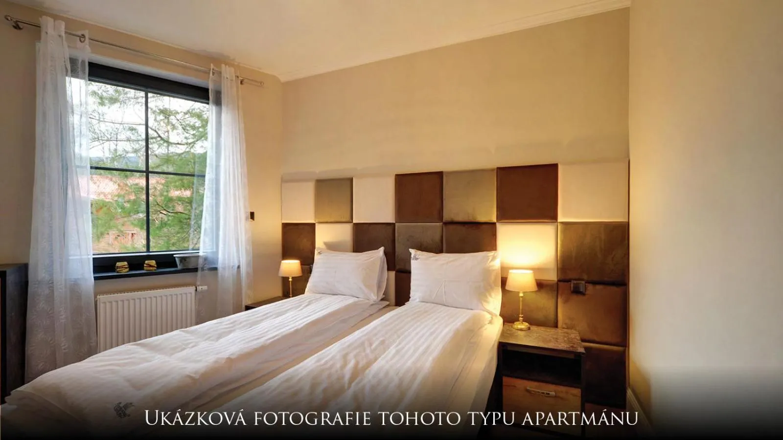 Bed in Norweska Dolina Family&Pet-friendly Resort