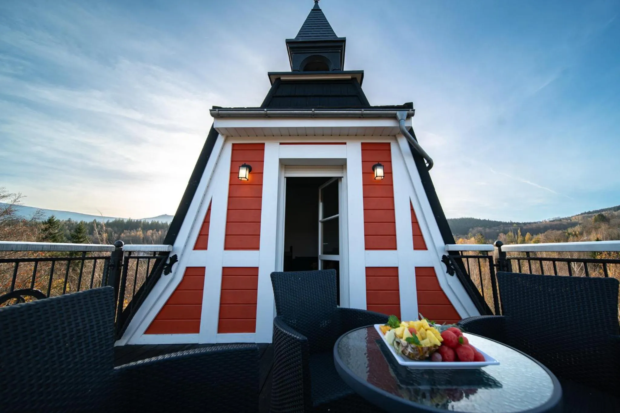 Balcony/Terrace in Norweska Dolina Family&Pet-friendly Resort