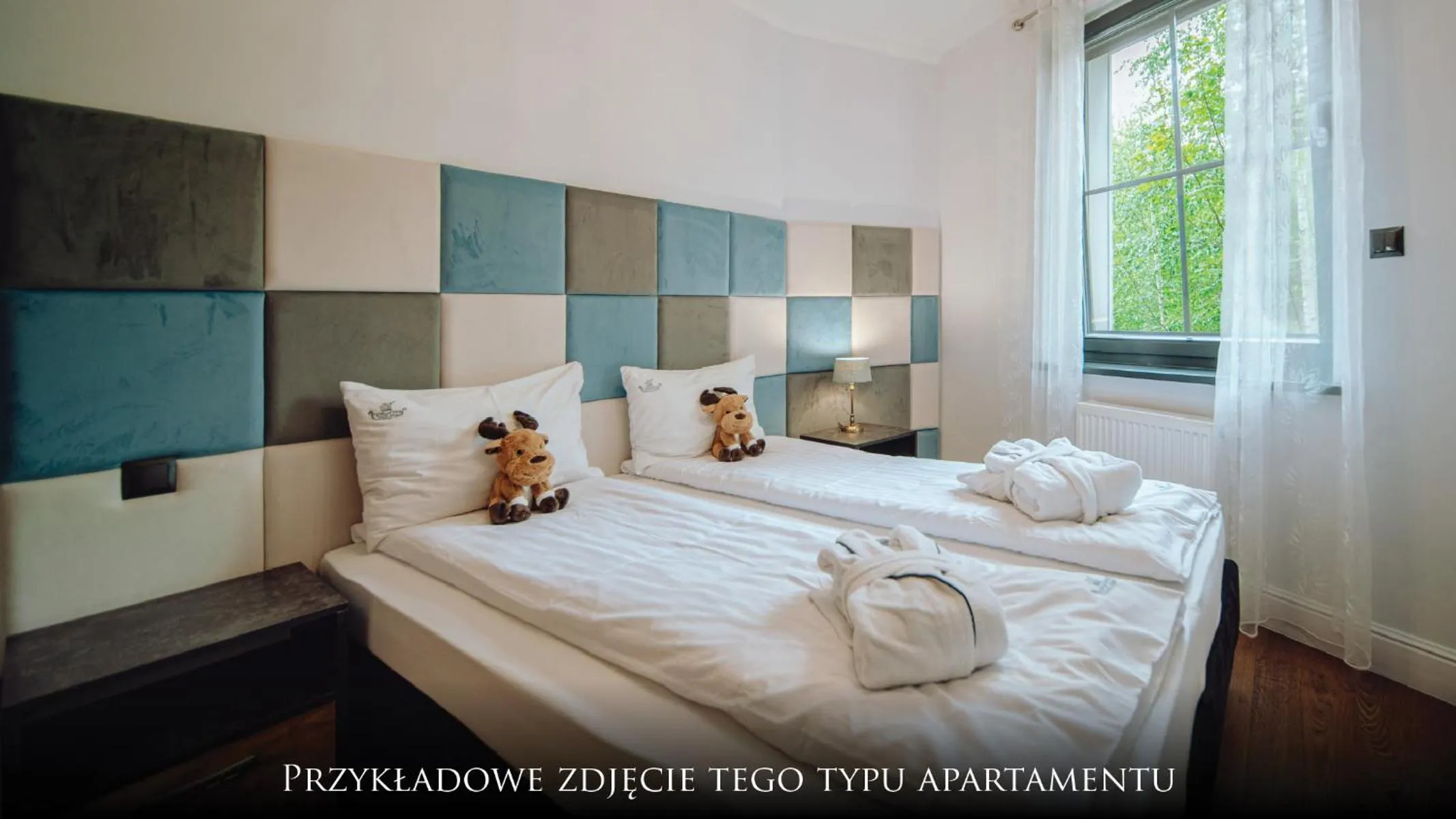 Bed in Norweska Dolina Family&Pet-friendly Resort