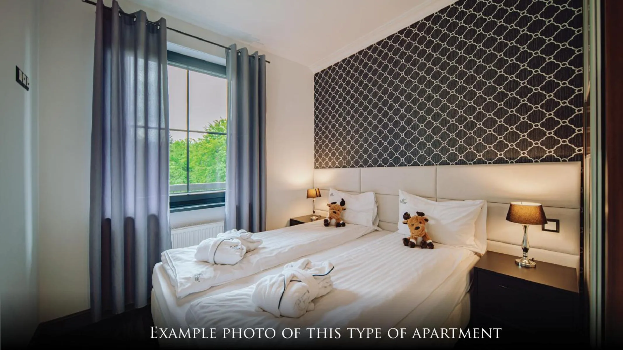 Bed in Norweska Dolina Family&Pet-friendly Resort