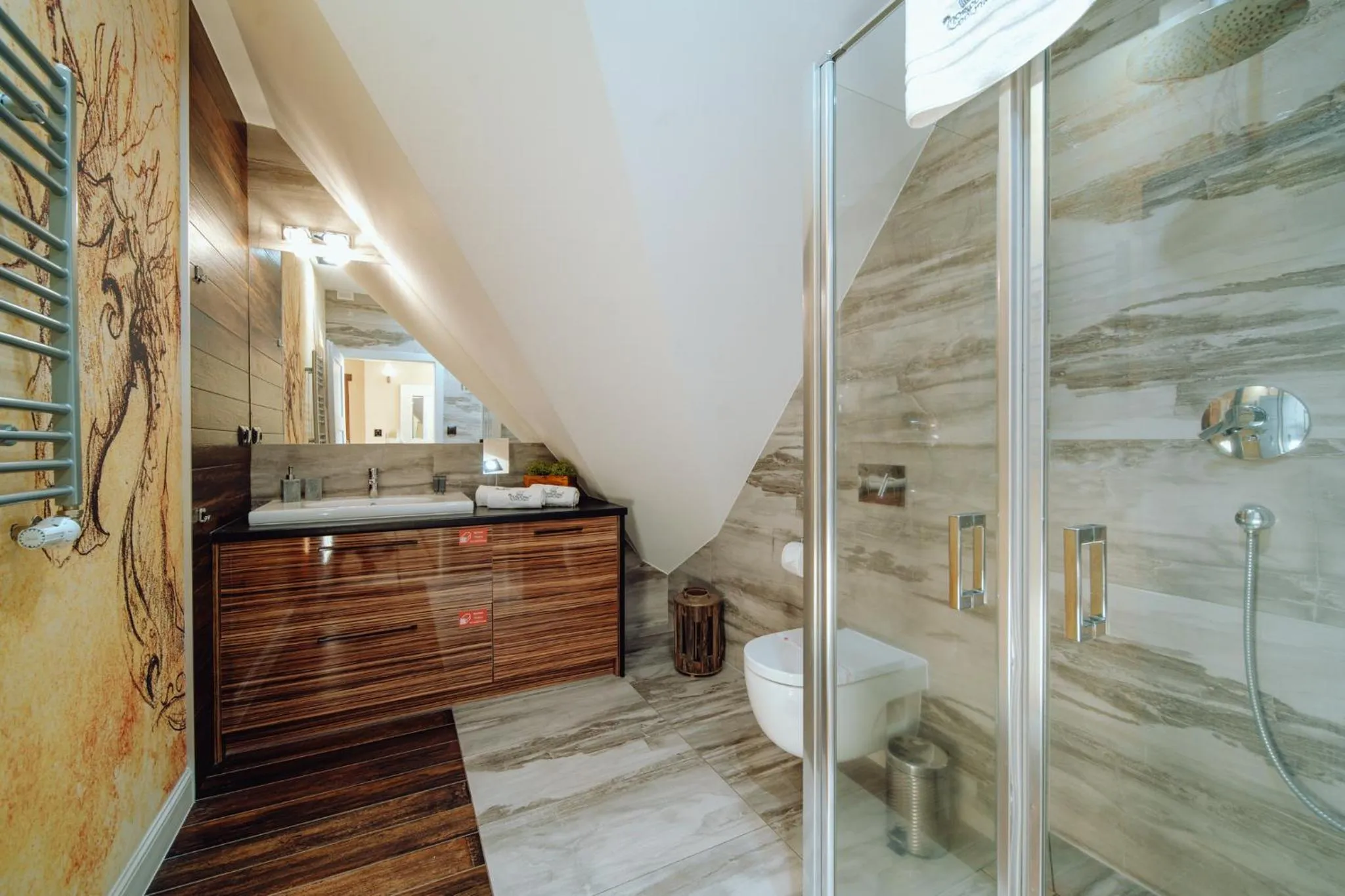 Shower in Norweska Dolina Family&Pet-friendly Resort