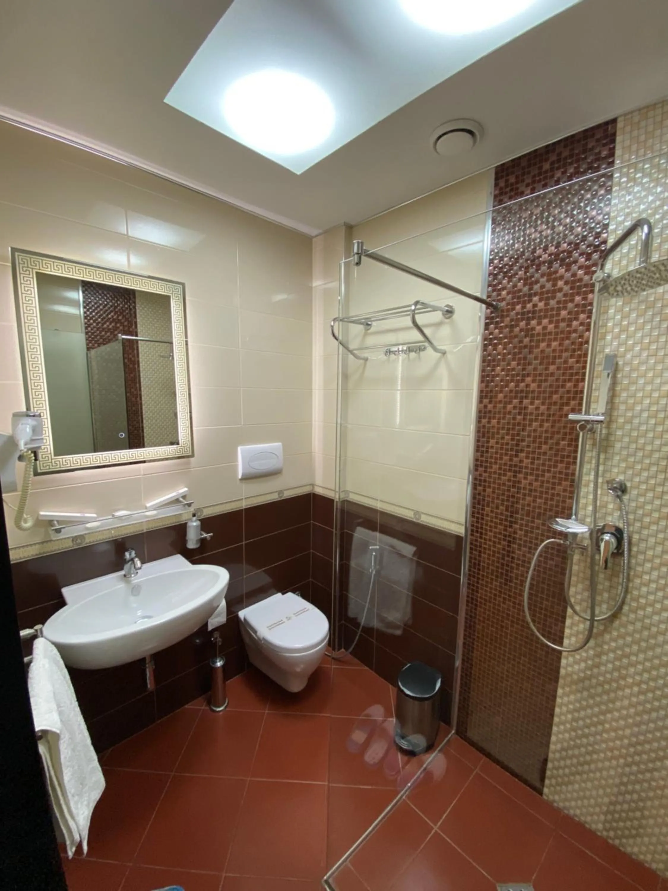 Bathroom in The Red Bricks Hotel