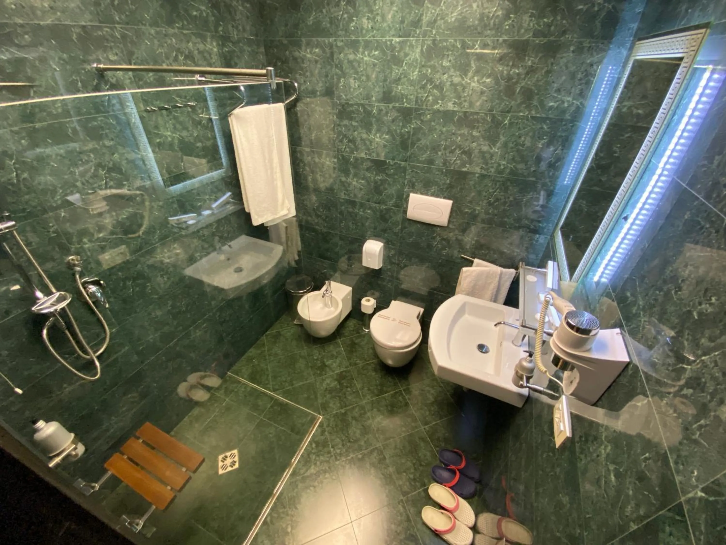 Bathroom in The Red Bricks Hotel