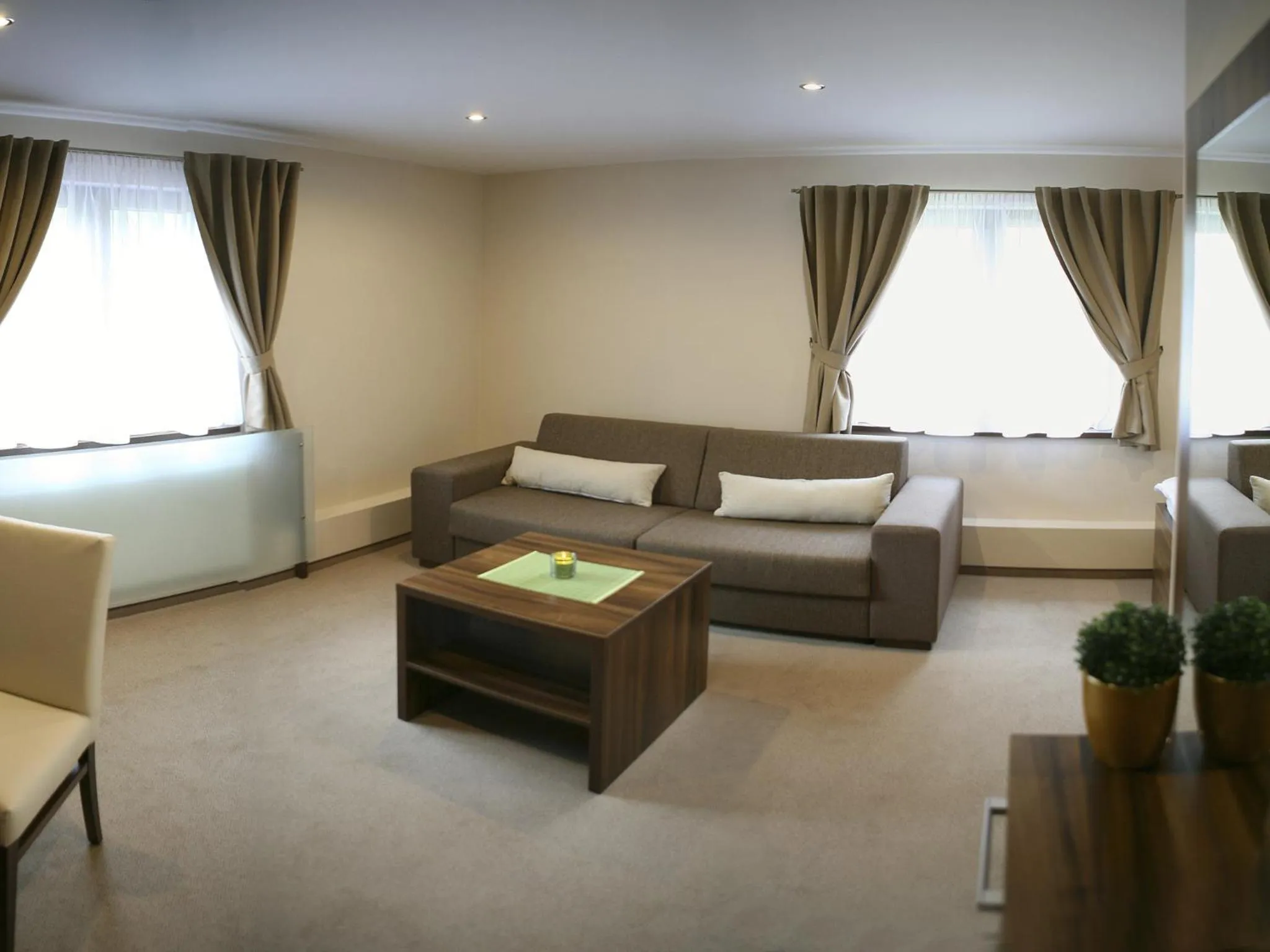 Living room, Bed in Hotel & Restaurant Pod Kaštany