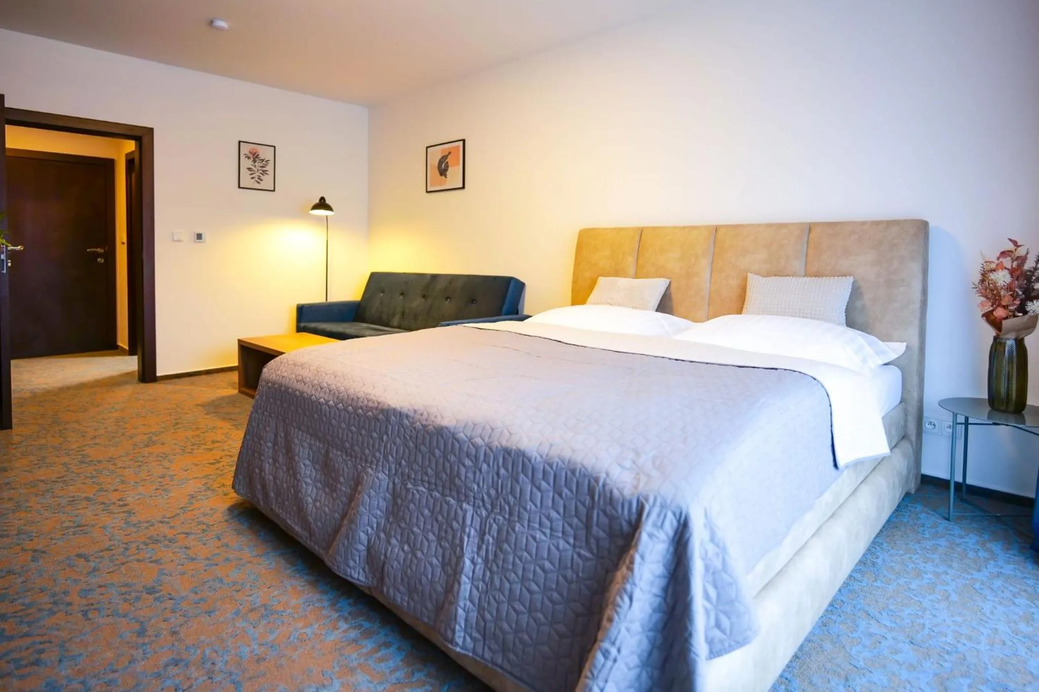 Bed in Hotel & Restaurant Pod Kaštany