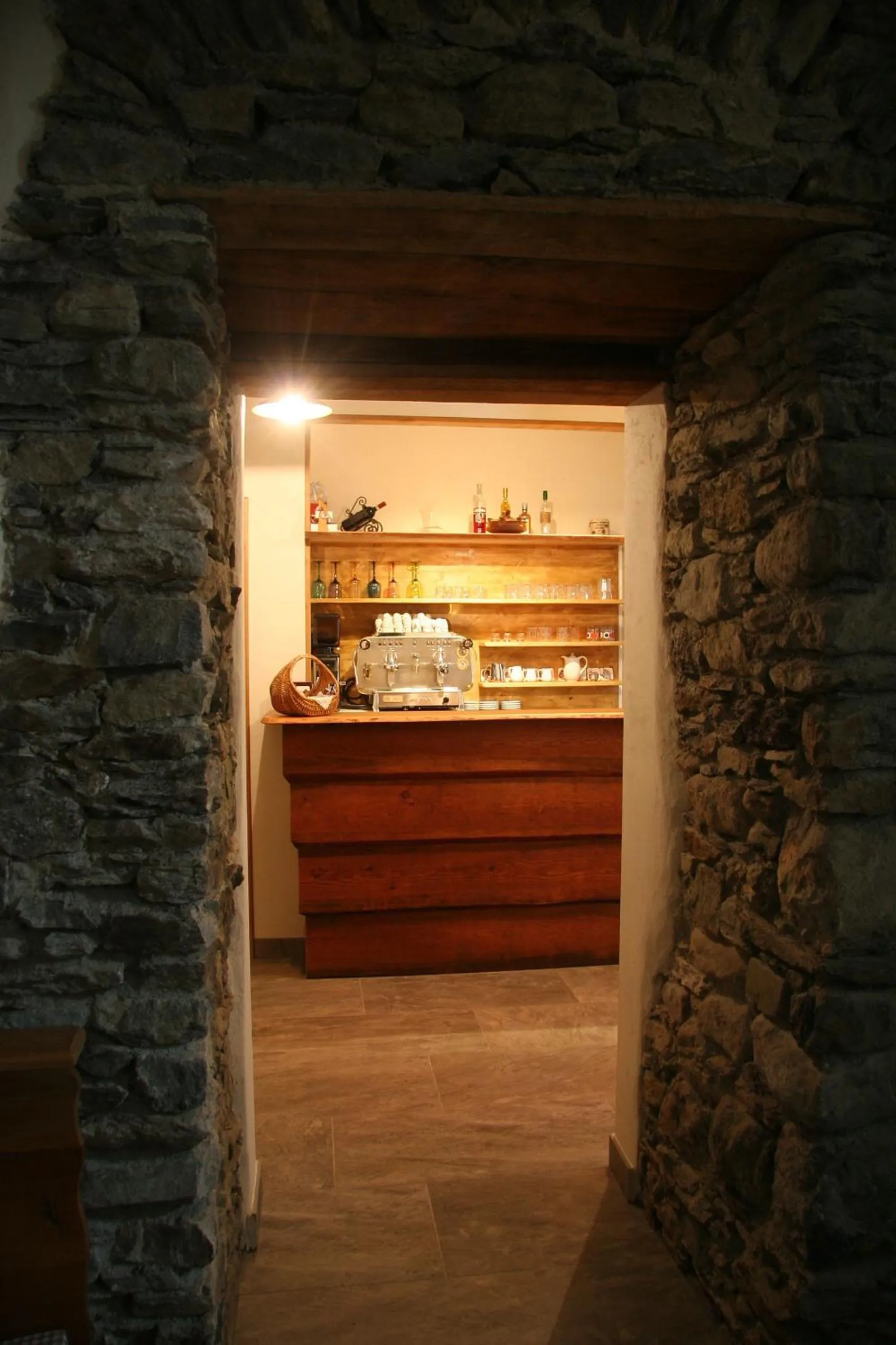 Lobby or reception in Ostello del Castello Tirano