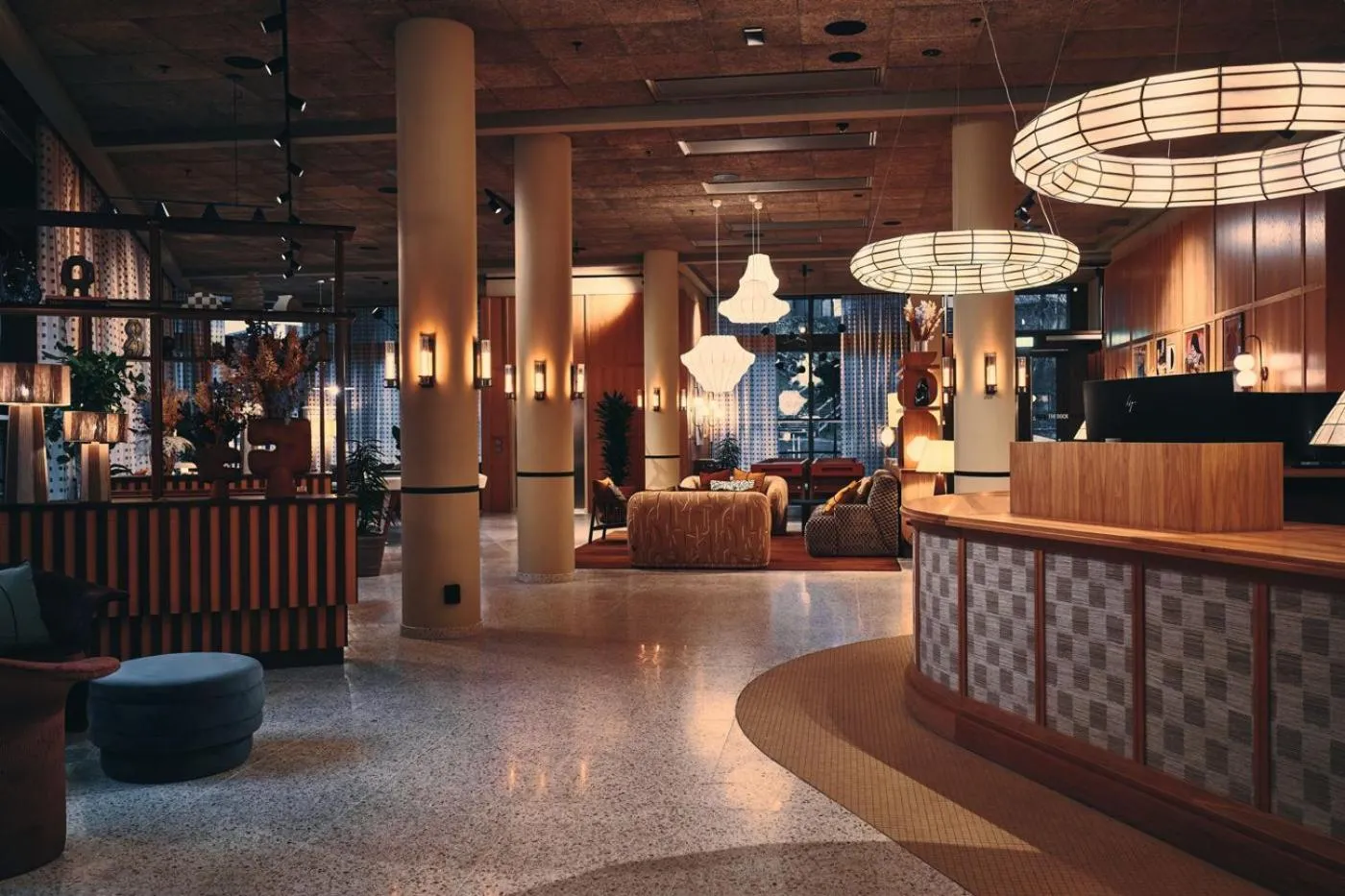 Lobby or reception in The Dock