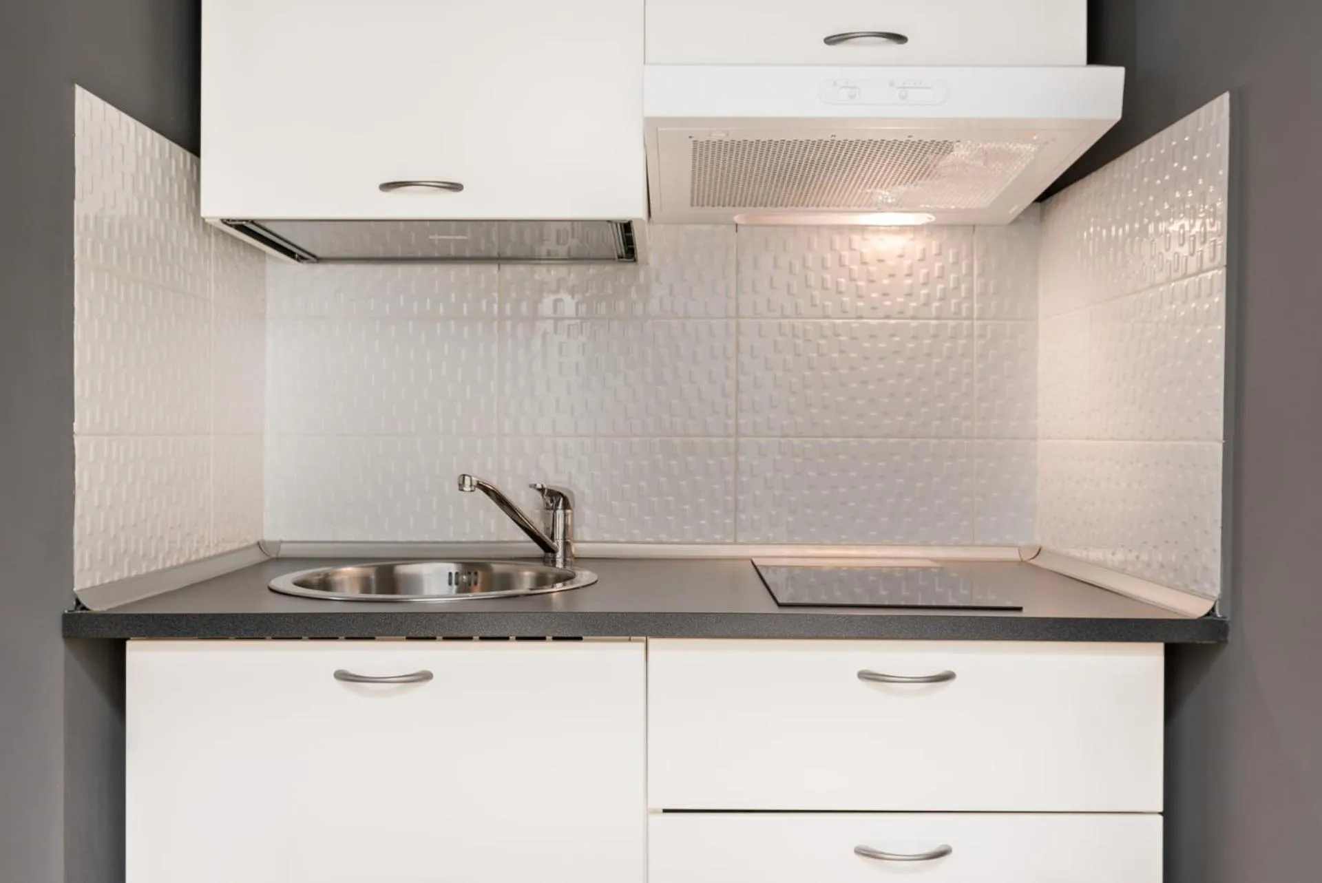 Kitchen or kitchenette in Affittacamere My Home